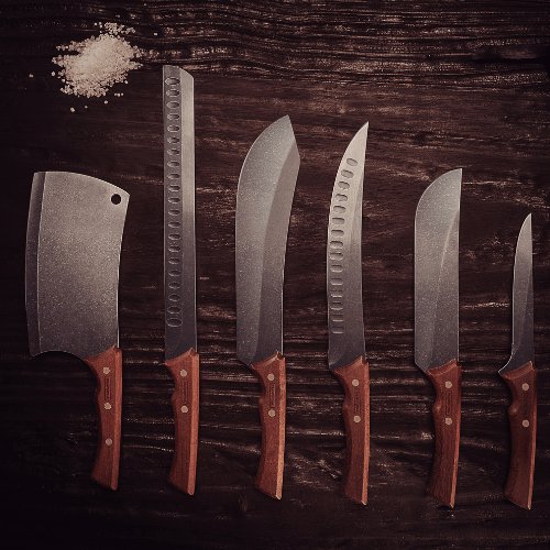 Faca de Carne Churrasco em Aço Inox Black 33,7cm Tramontina - Image 3