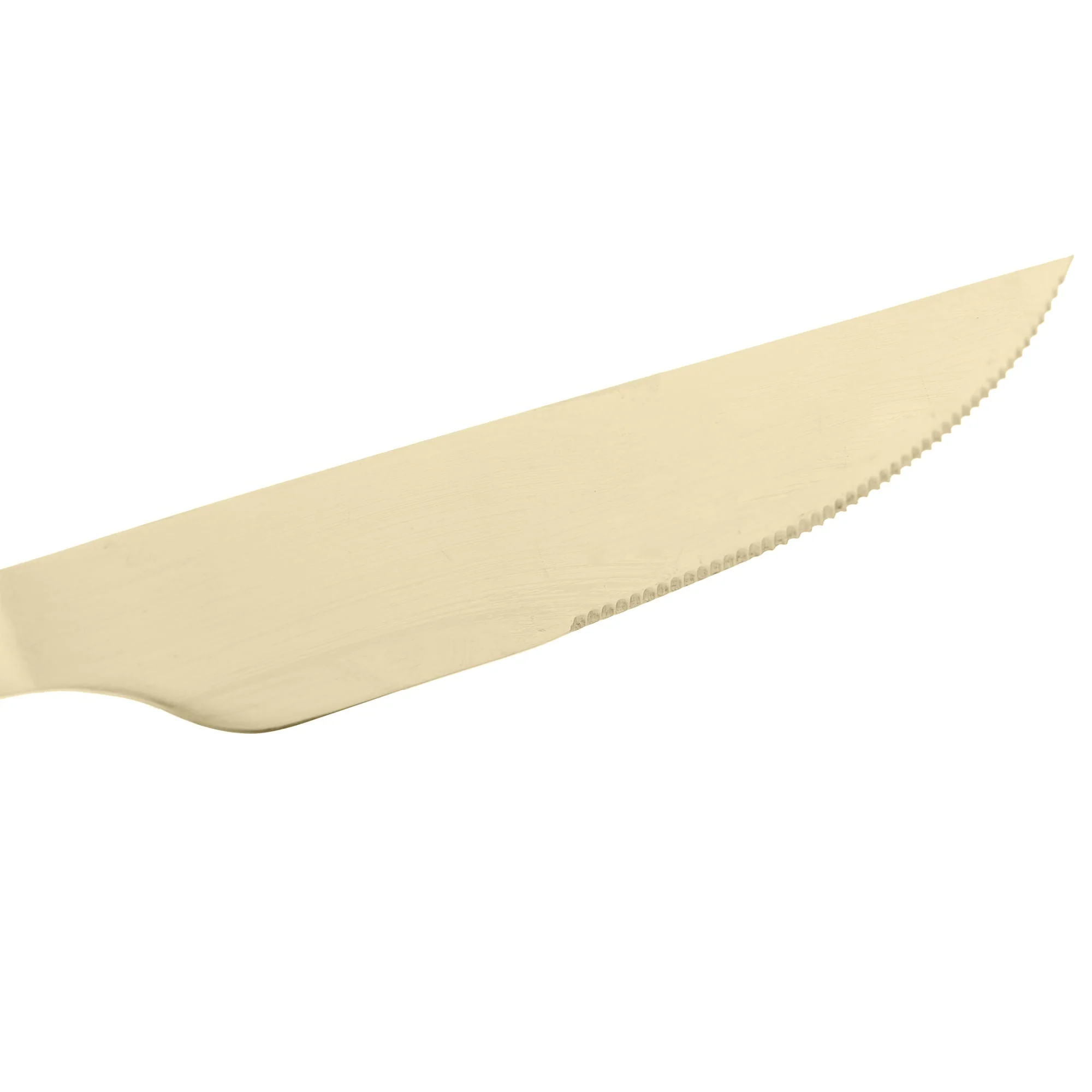 Faca para Assado Positano em Aço Inox Dourado 28,5cm - Image 6