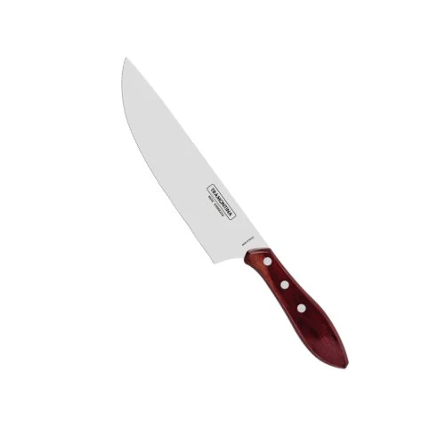 Faca para Carne em Aço Inox com Cabo Vermelho Tramontina - Image 4