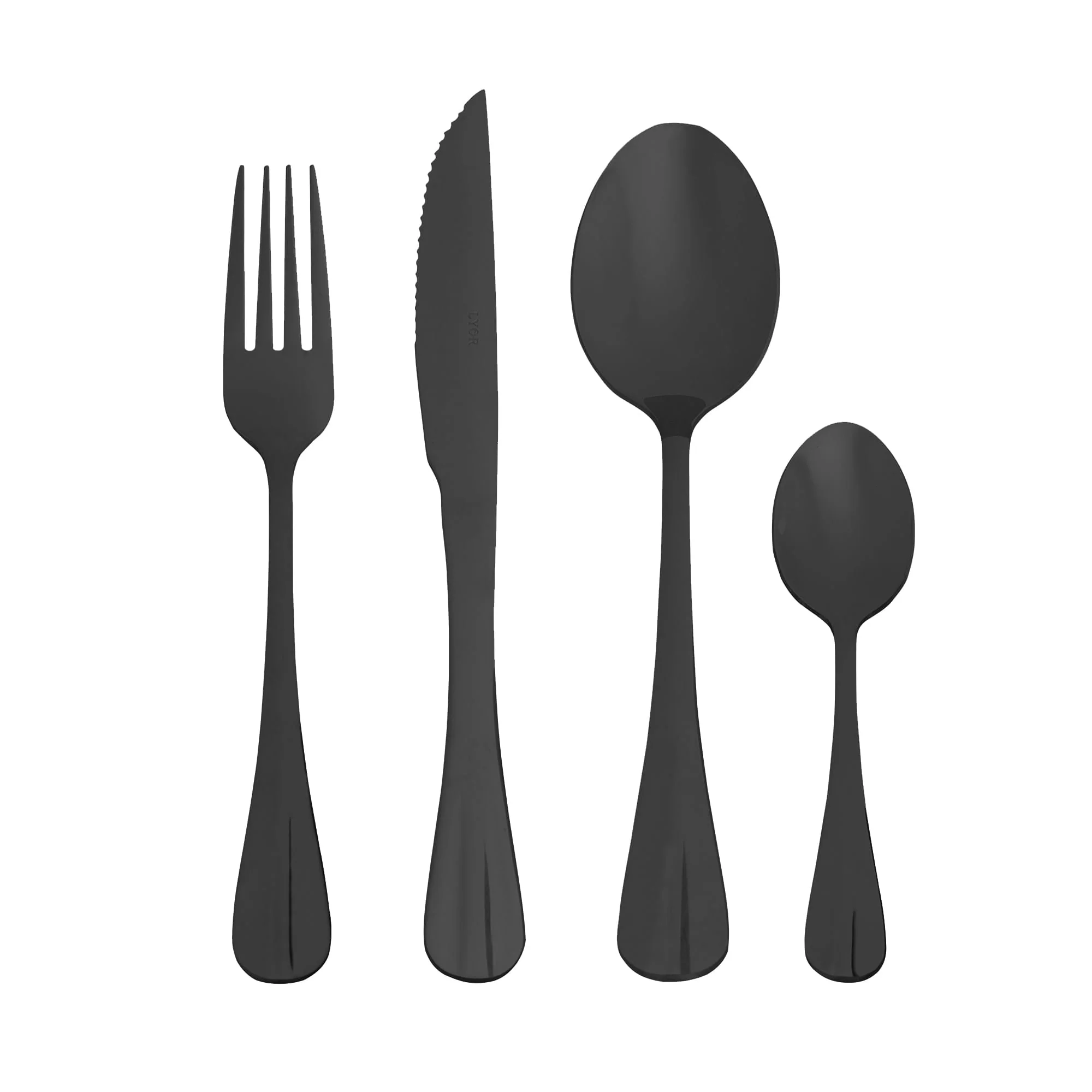 Faqueiro 24 Peças de Aço Inox Positano Preto Ônix - Image 8