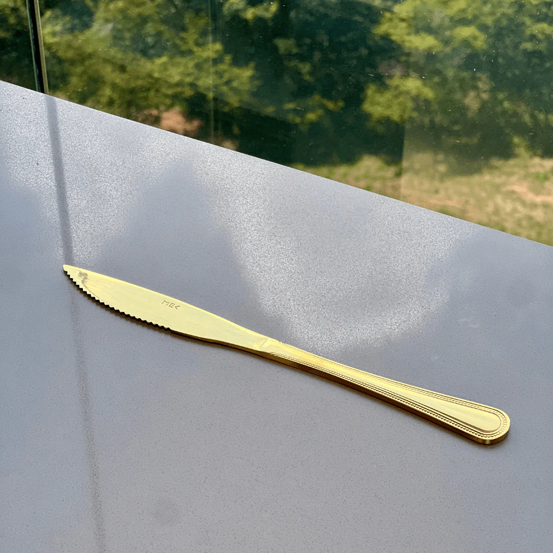 Faqueiro 24 Peças Sicilia em Aço Inox Dourado - Image 5