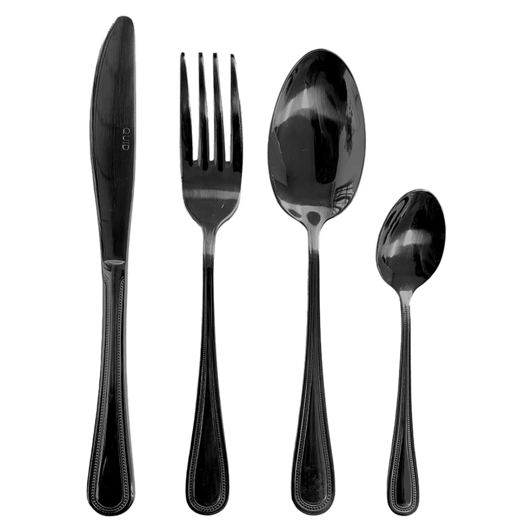 Faqueiro 24 Peças Sicilia em Aço Inox Preto - Image 6
