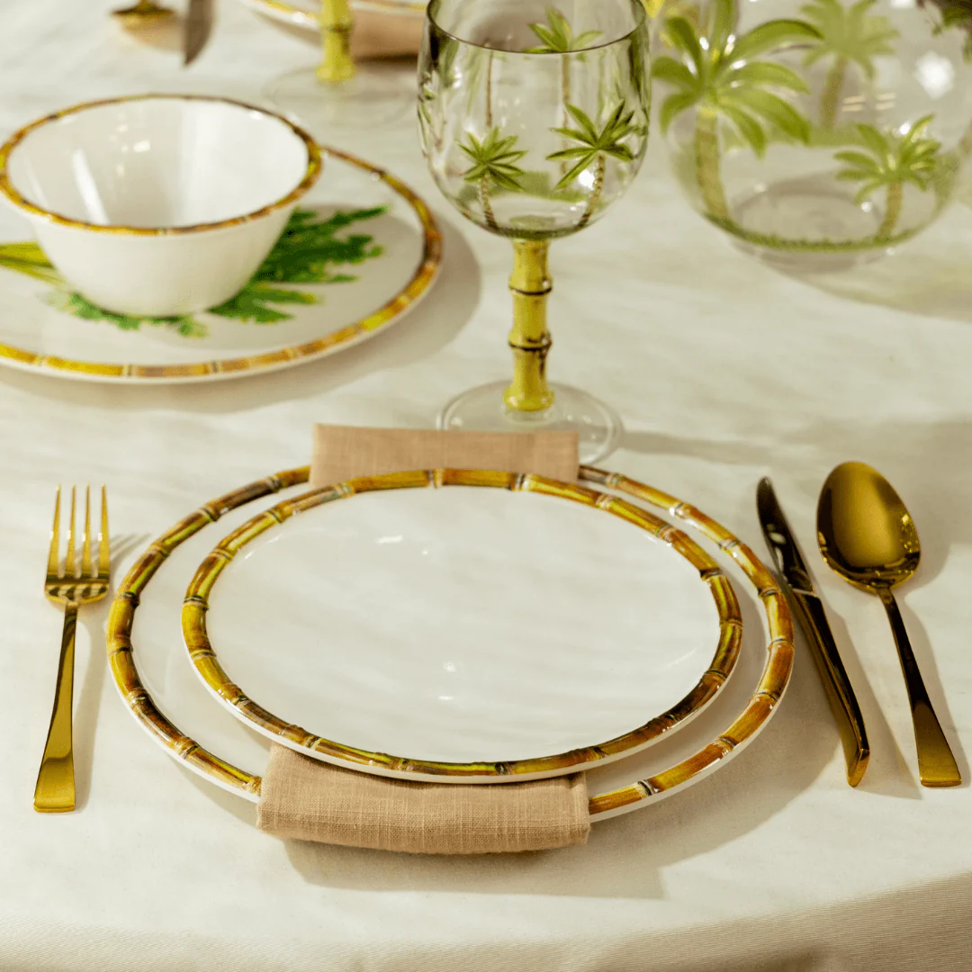 Faqueiro 30 Peças Berna em Aço Inox Dourado - Image 4