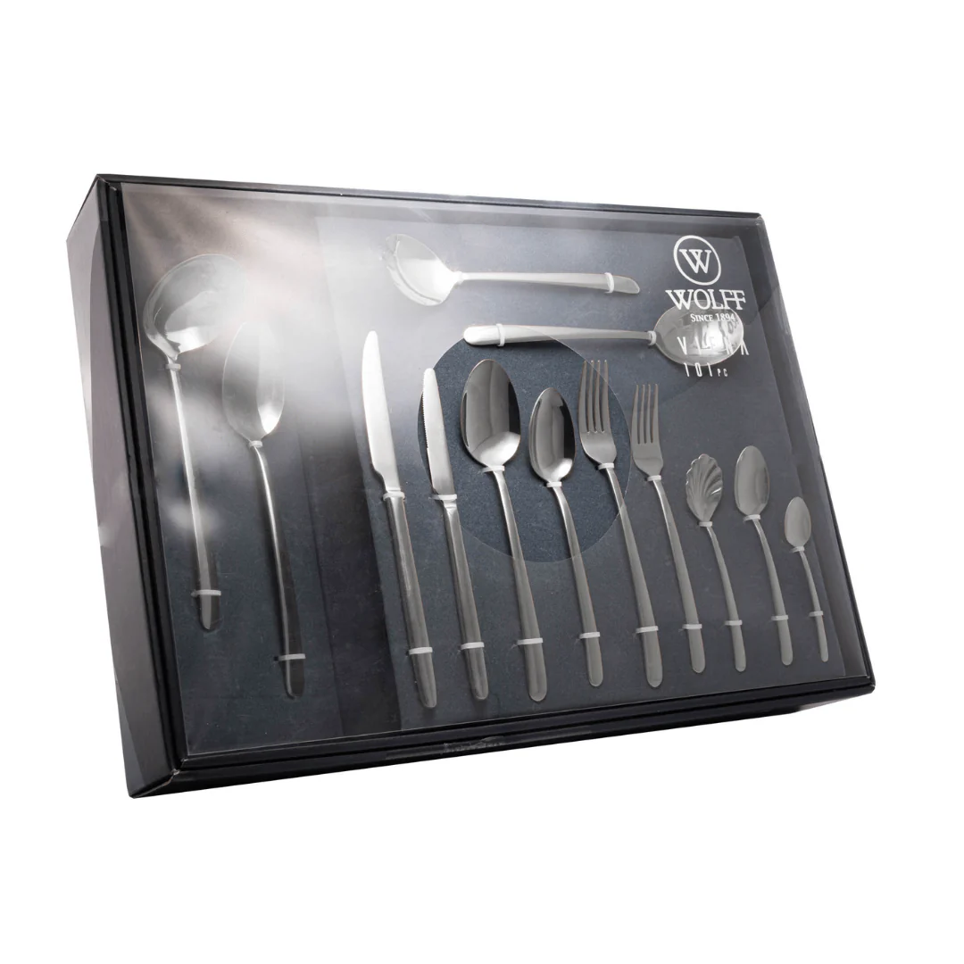 Faqueiro Aço Inox com Caixa Viena 101 Peças - Image 7