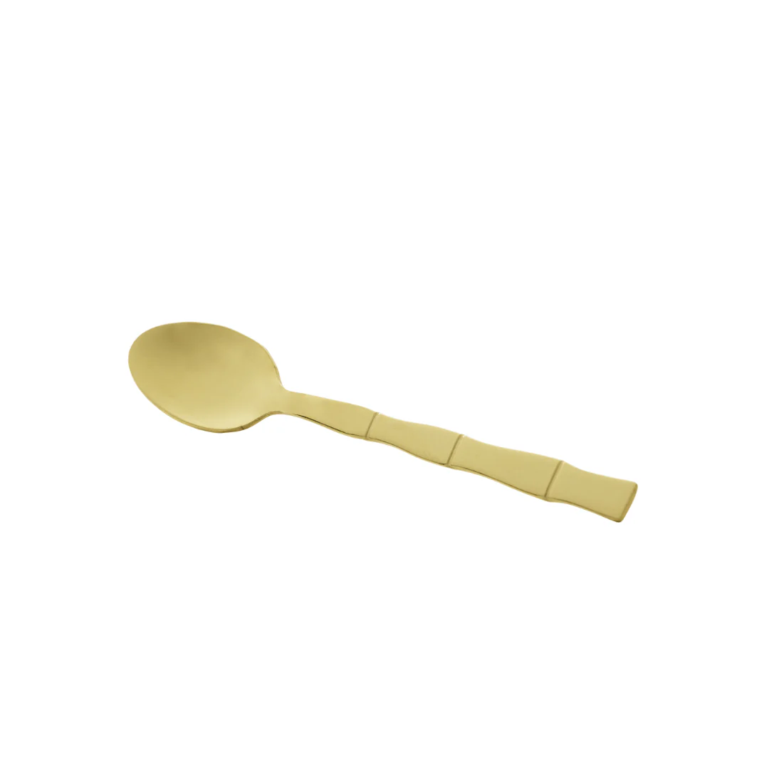 Faqueiro Elegant Estilo Bambu em Aço Inox Champanhe 16 Peças - Image 11