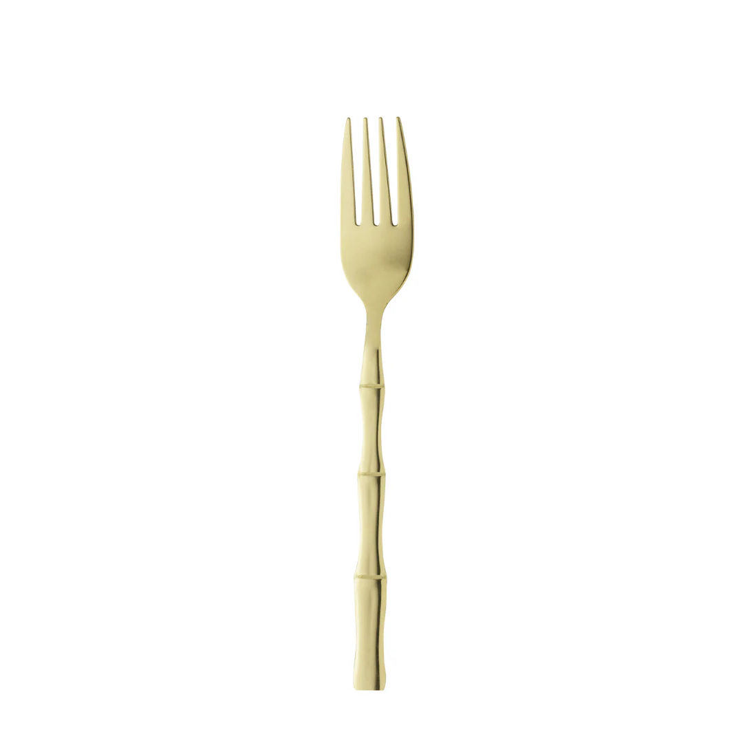 Faqueiro Elegant Estilo Bambu em Aço Inox Champanhe 16 Peças - Image 13