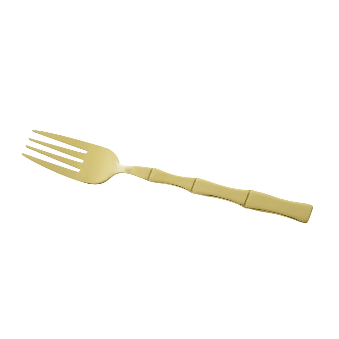 Faqueiro Elegant Estilo Bambu em Aço Inox Champanhe 16 Peças - Image 8