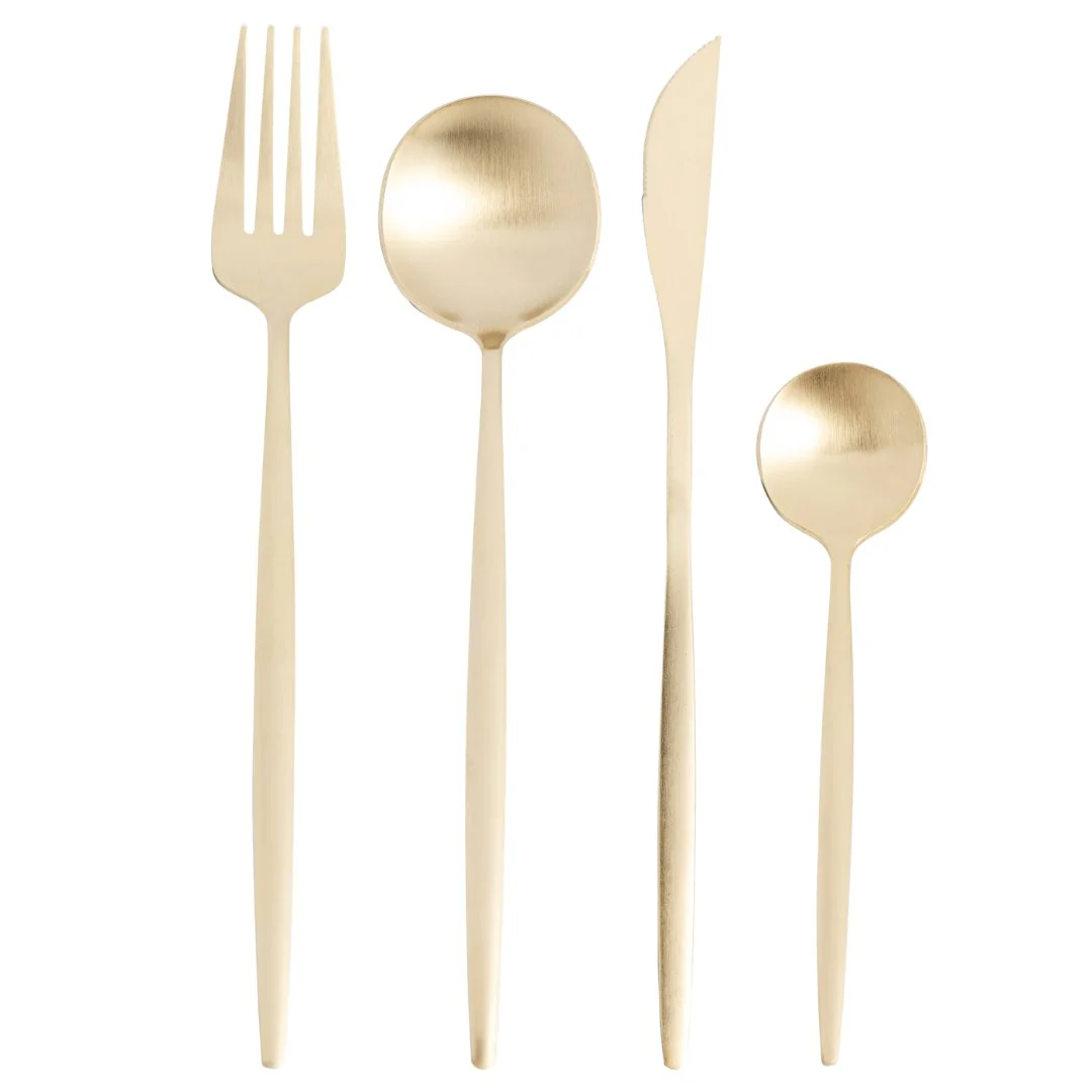 Faqueiro Opera em Aço Inox Champanhe 16 Peças - Image 9