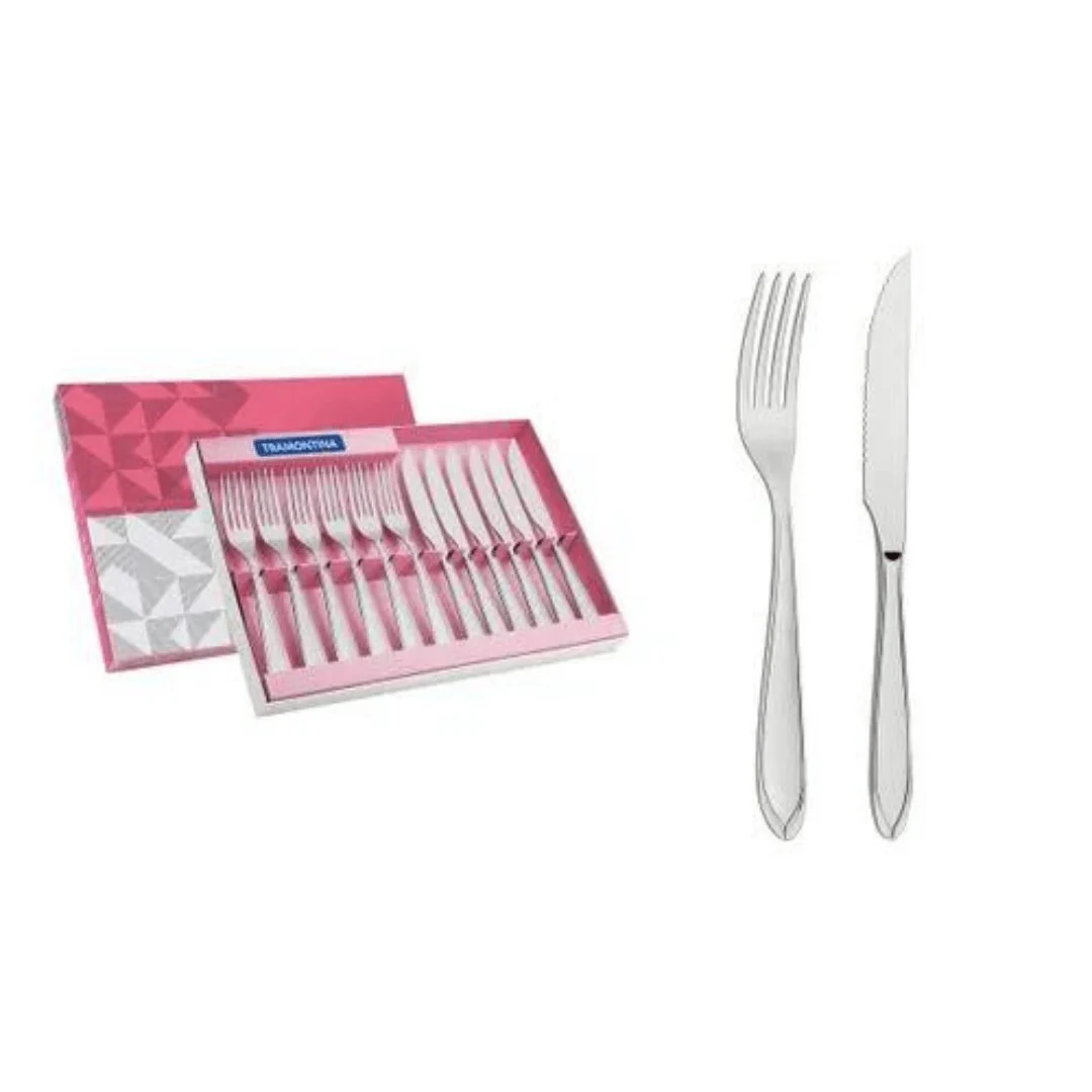 Faqueiro para Churrasco Laguna Aço Inox 12 Peças Tramontina