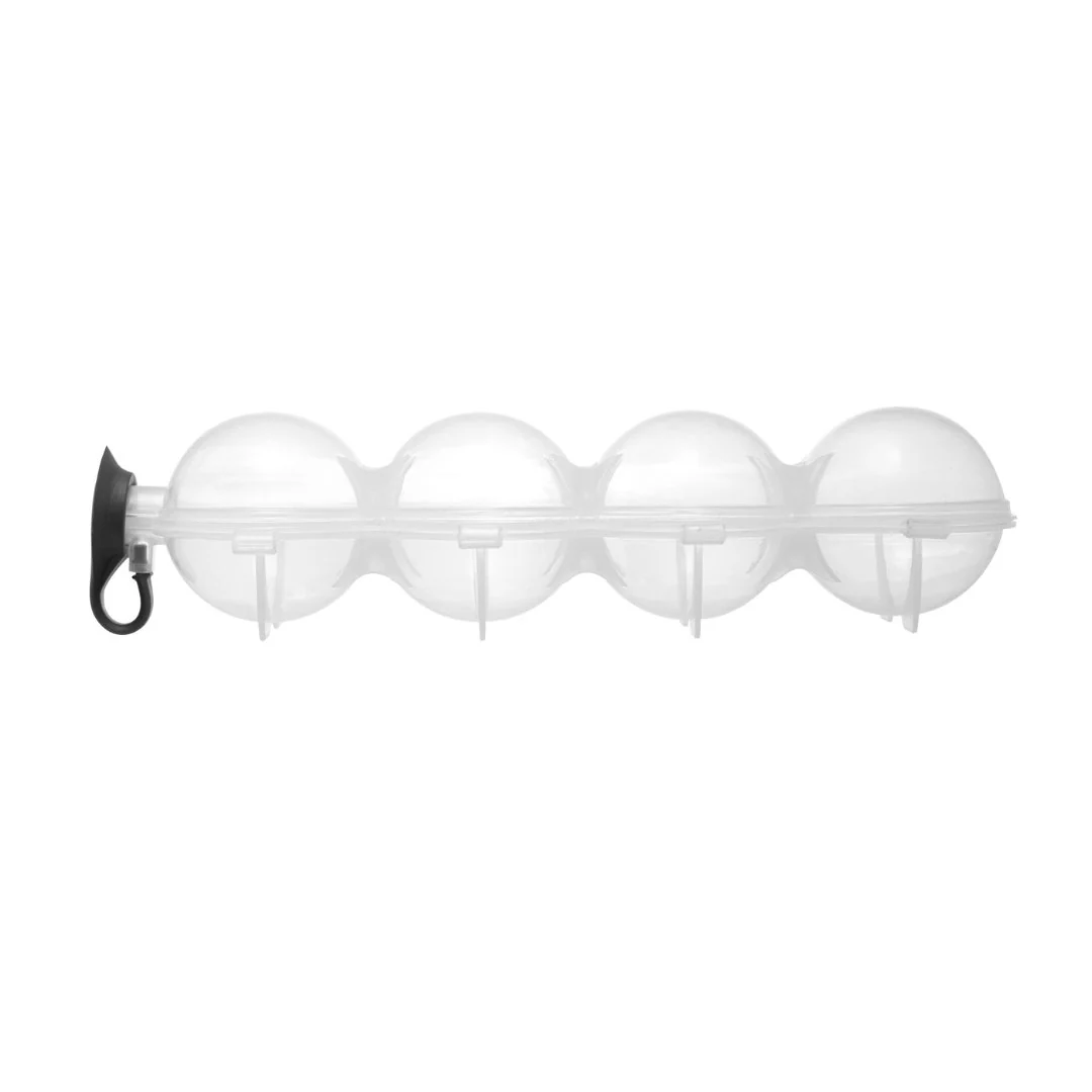 Forma para Gelo 4 Cavidades Redondas de Plástico 250ml - Image 10