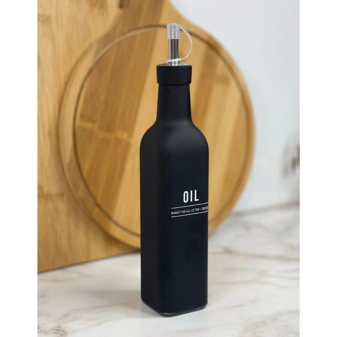 Galheteiro para Azeite de Vidro Manhattan Preto 300ml - Image 2