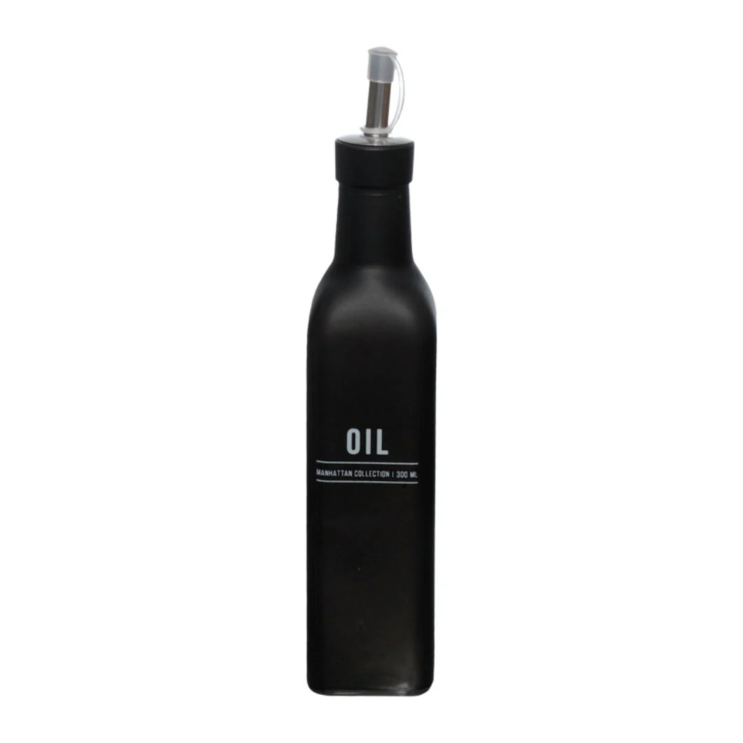 Galheteiro para Azeite de Vidro Manhattan Preto 300ml - Image 5