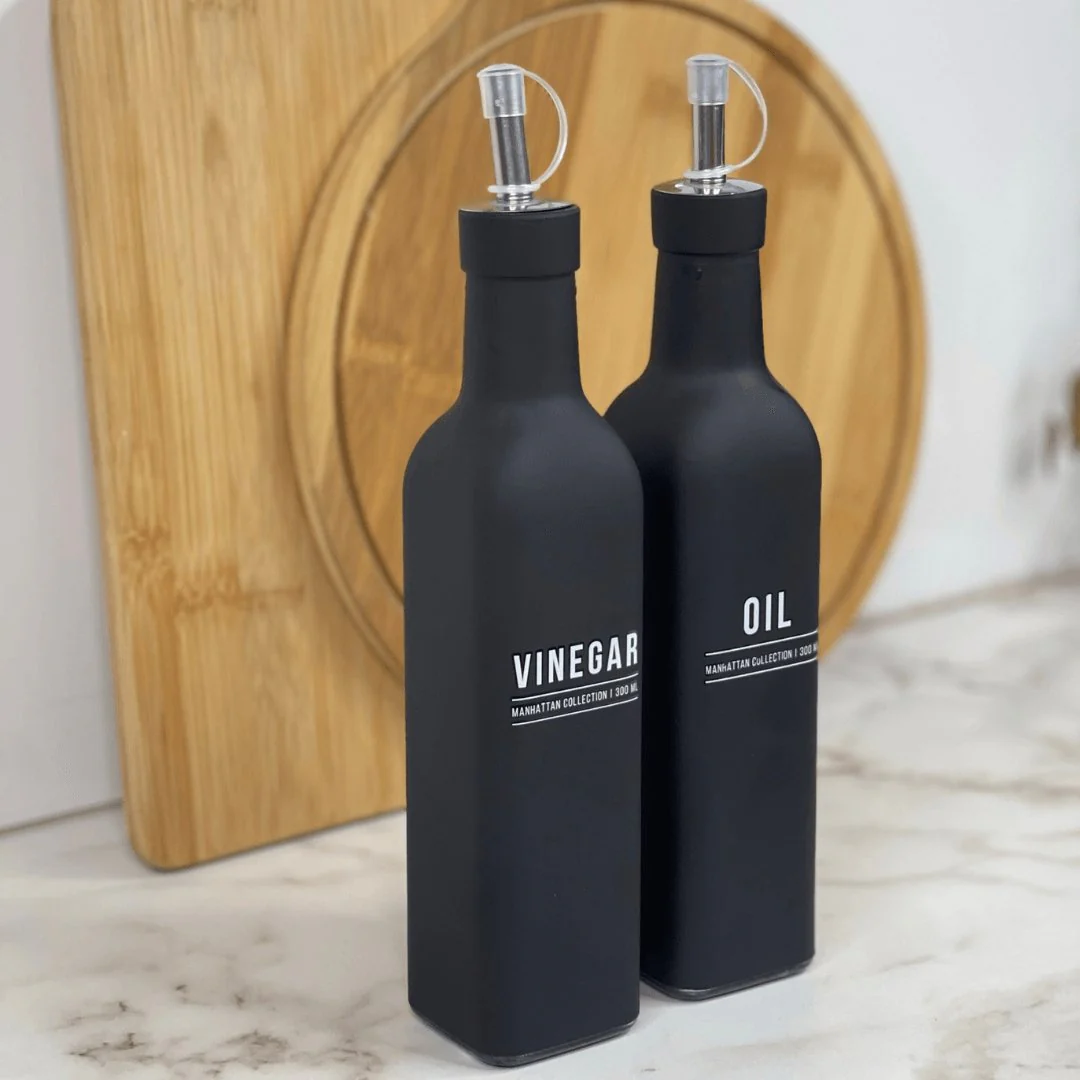 Galheteiro para Vinagre de Vidro Manhattan Preto 300ml - Image 3