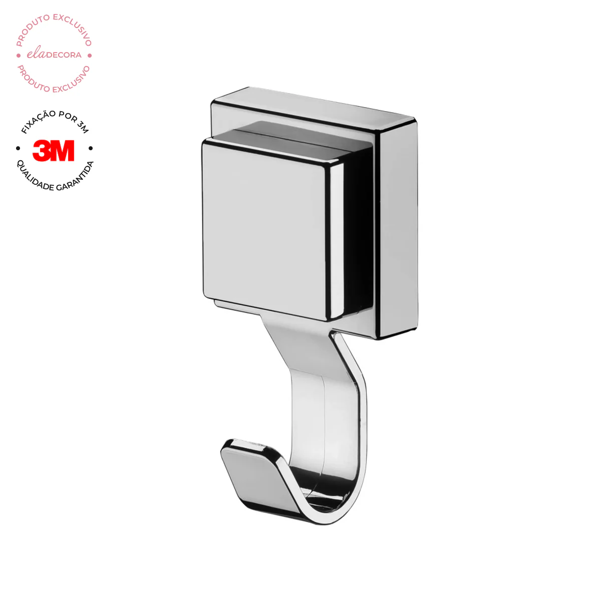 Gancho Multiuso com Fixação 3M Cromado - Image 4