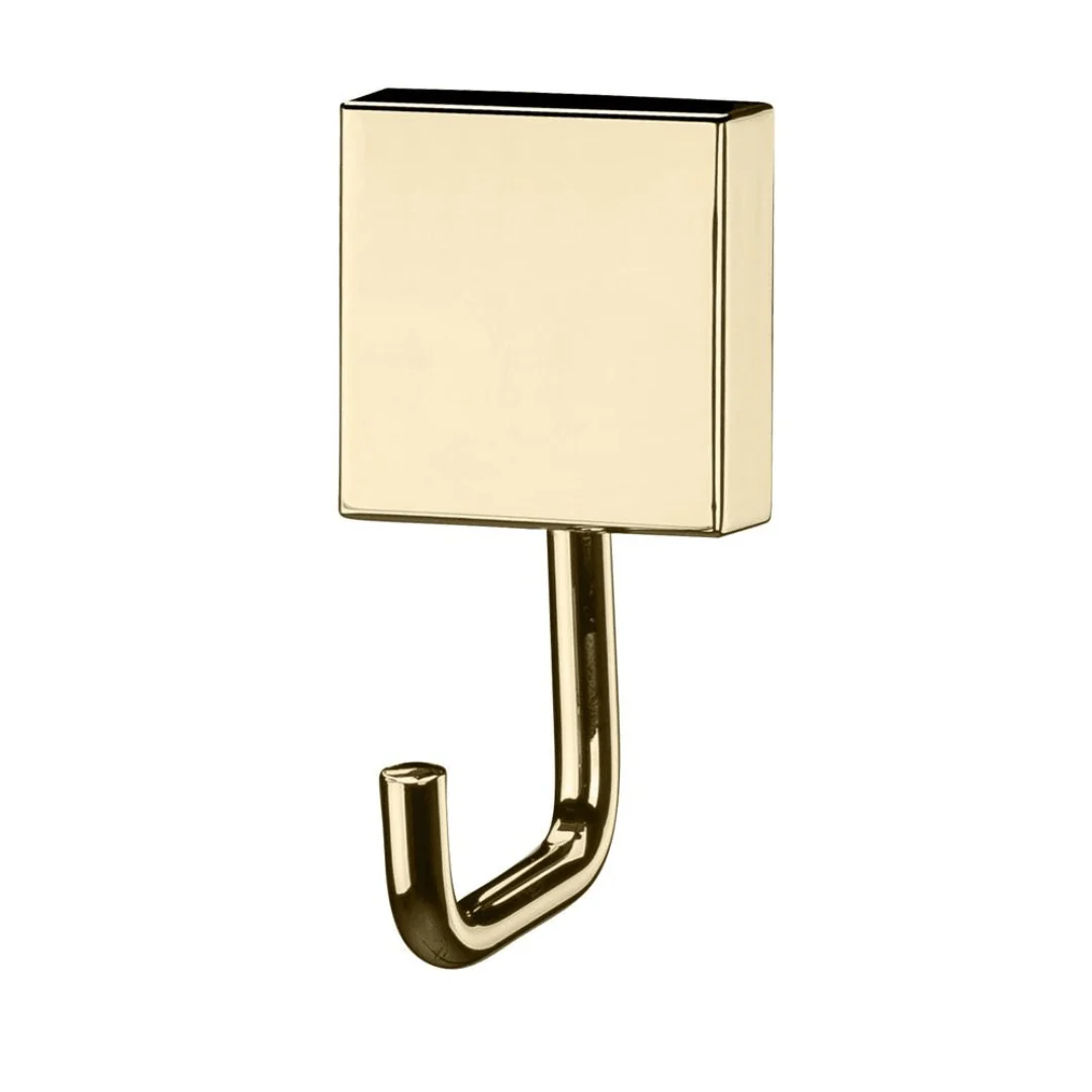Gancho Porta Toalha Fixação Parafuso Dourado - Image 4