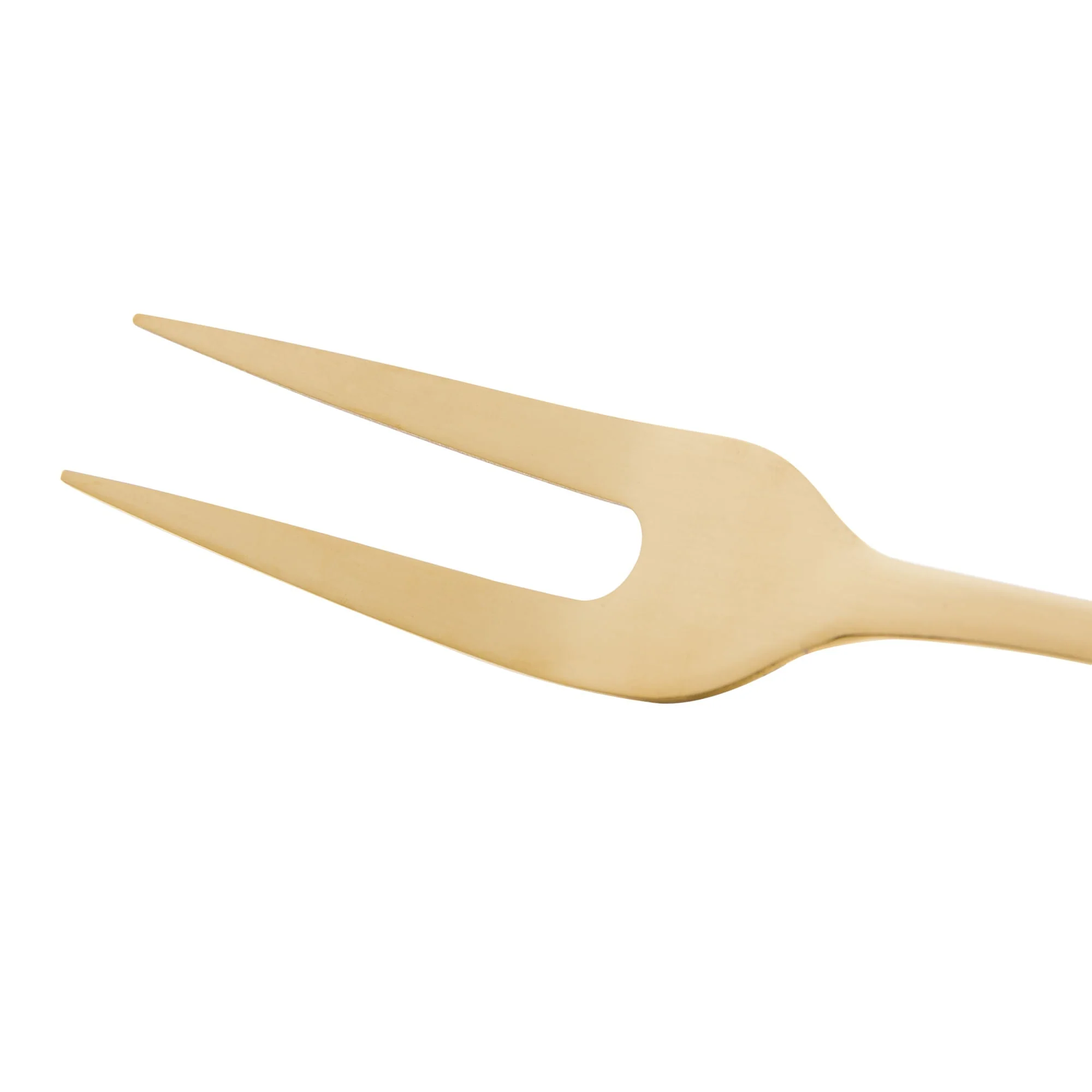 Garfo para Assado Positano em Aço Inox Dourado 28cm - Image 4