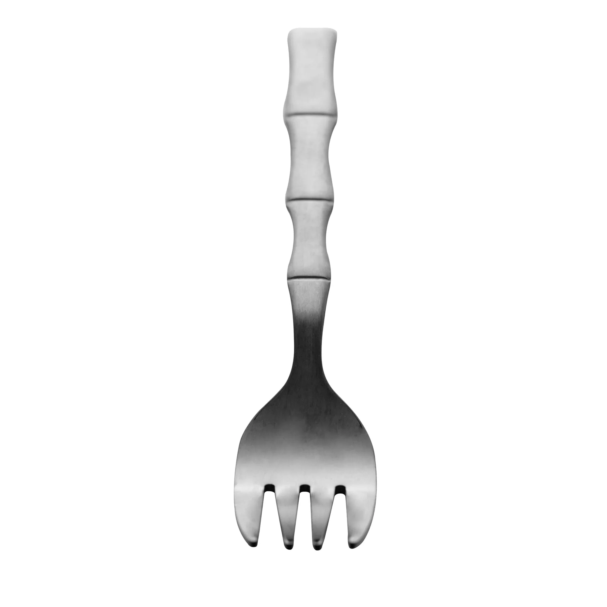 Jogo 6 Garfos Para Mesa Estilo Bambu Elegant Aço Inox Preto Ônix 19,8 cm - Image 4
