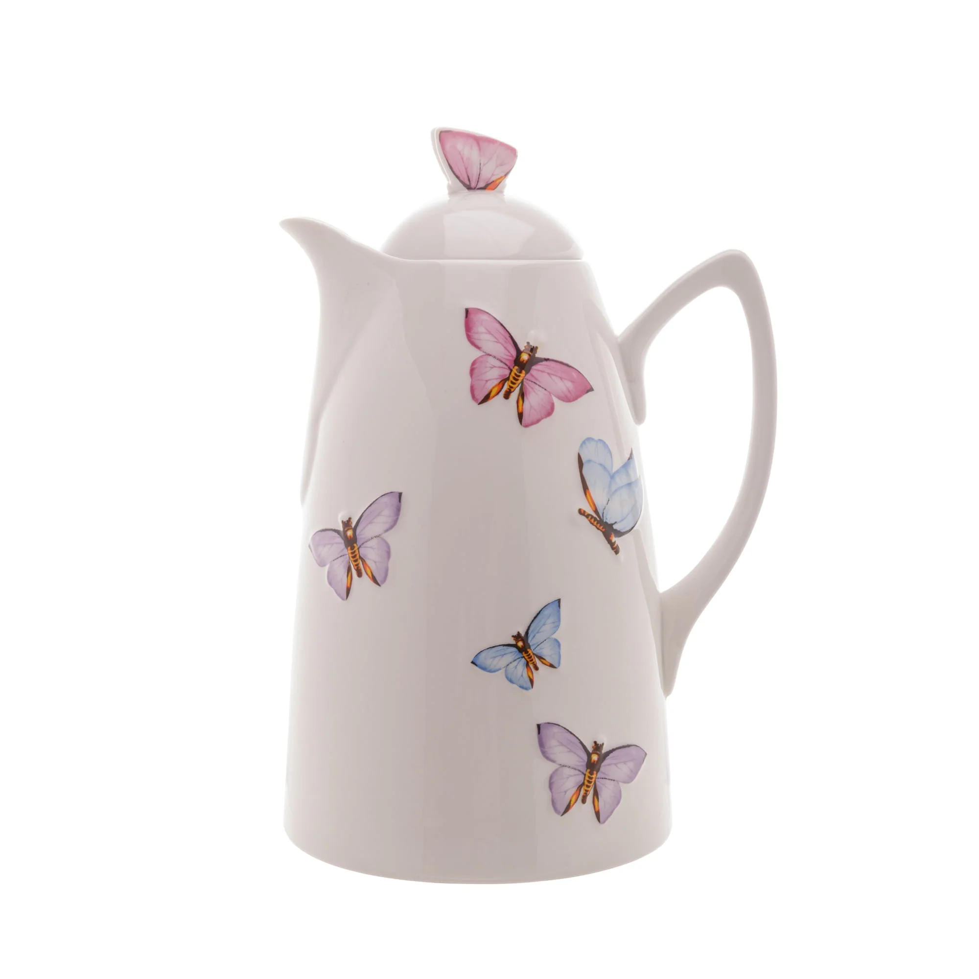 Garrafa Térmica Porcelana Borboletas Branca 900ml - Image 6