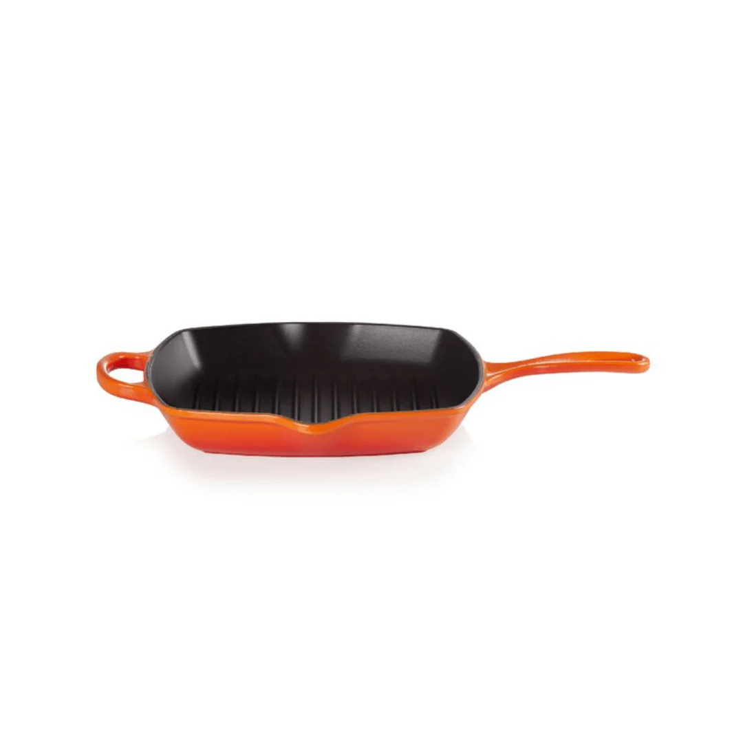 Grelha Quadrada Signature Laranja 26cm Le Creuset - Image 3