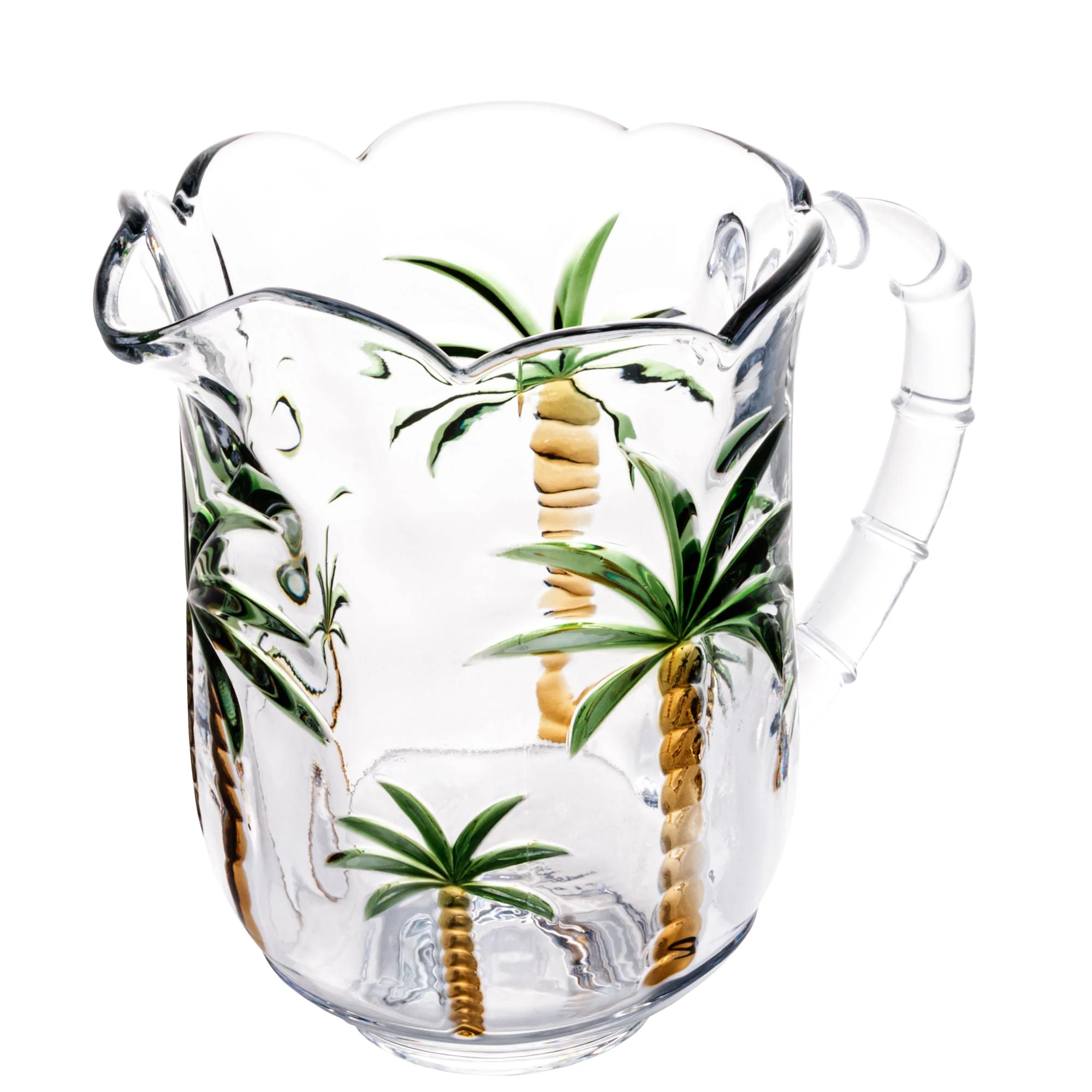 Jarra em Cristal de Chumbo Palm Tree Handpaint 1,3 Litros - Image 2