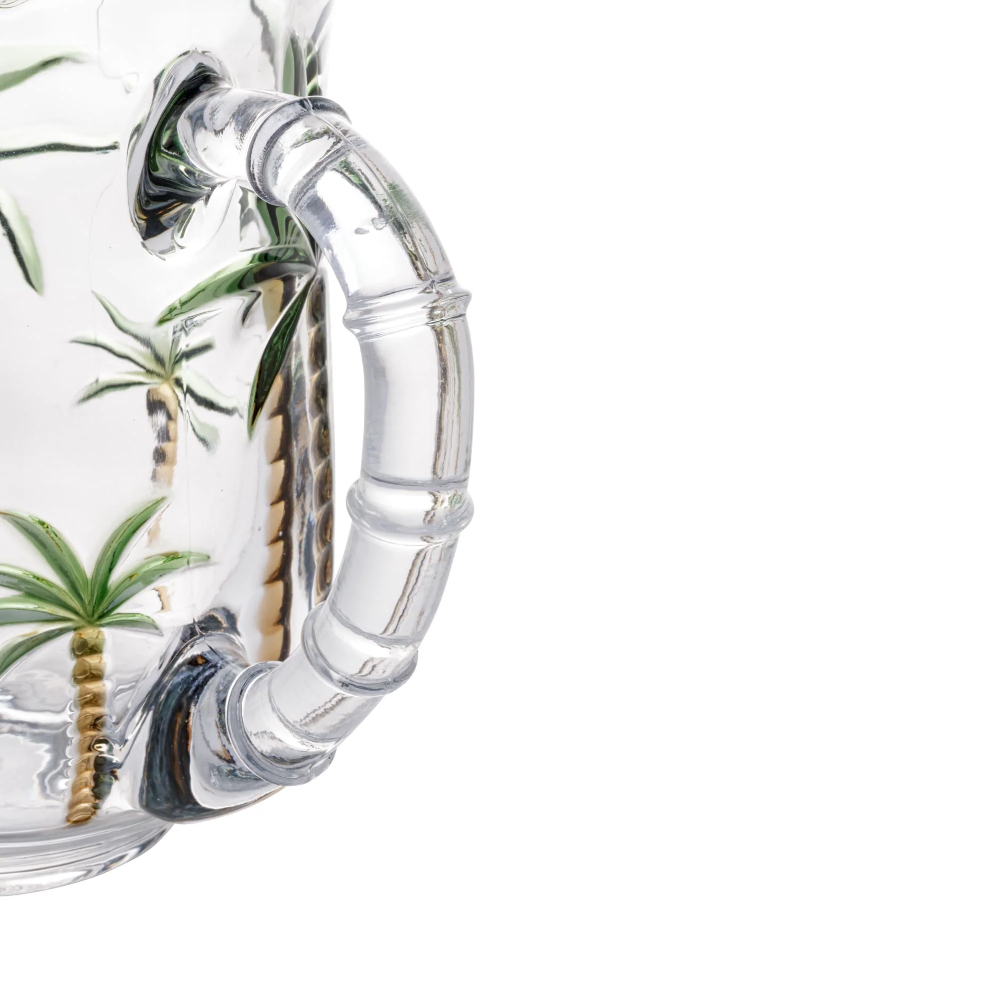 Jarra em Cristal de Chumbo Palm Tree Handpaint 1,3 Litros - Image 6