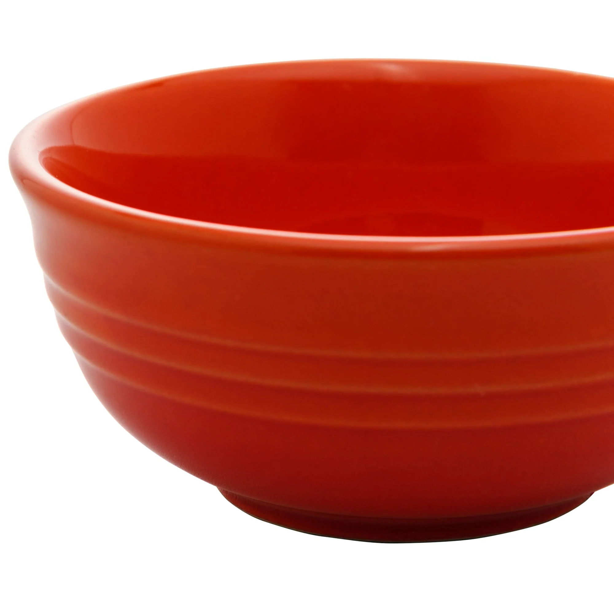 Jogo 2 Mini Bowls de Cerâmica Retrô Laranja 10cm - Image 8