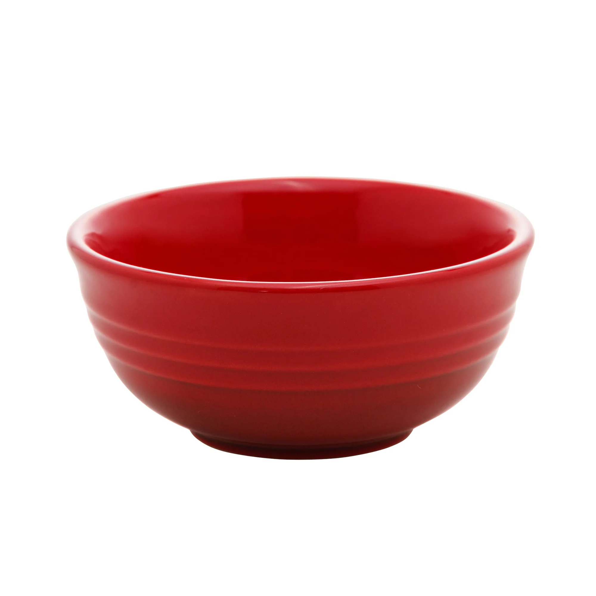 Jogo 2 Mini Bowls de Cerâmica Retrô Vermelho 10cm - Image 2