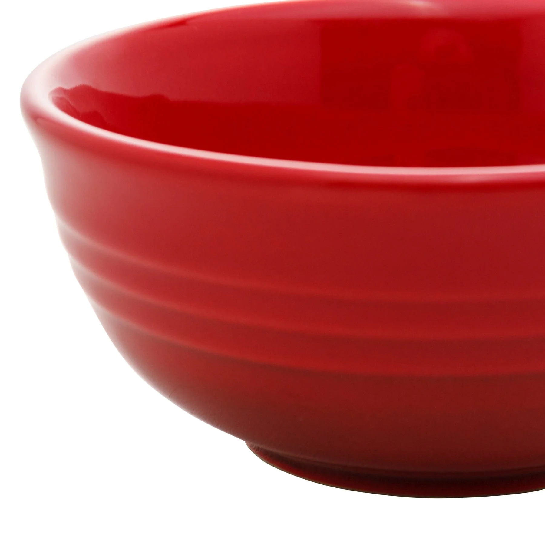 Jogo 2 Mini Bowls de Cerâmica Retrô Vermelho 10cm - Image 5