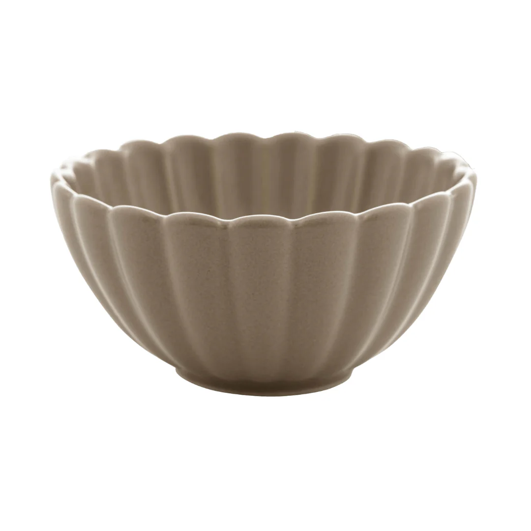 Jogo 2 Bowls em Porcelana Petala Areia Matt 12cm - Image 2