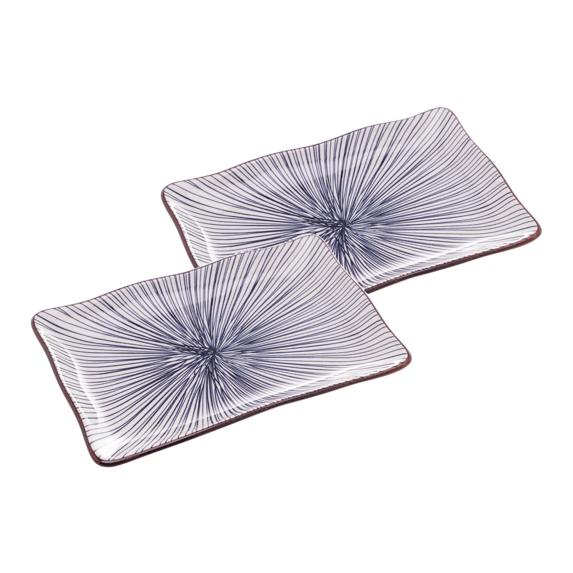Jogo 2 Pratos para Sushi Retangulares de Porcelana Koji 19,5cm - Image 13