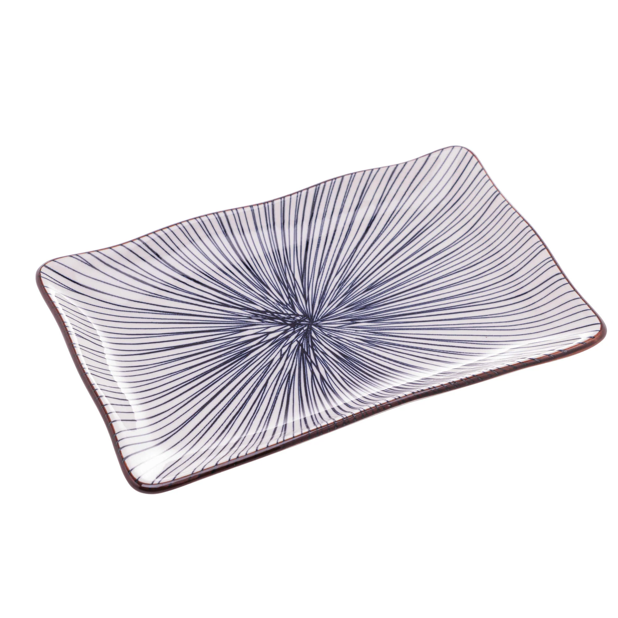 Jogo 2 Pratos para Sushi Retangulares de Porcelana Koji 19,5cm - Image 14