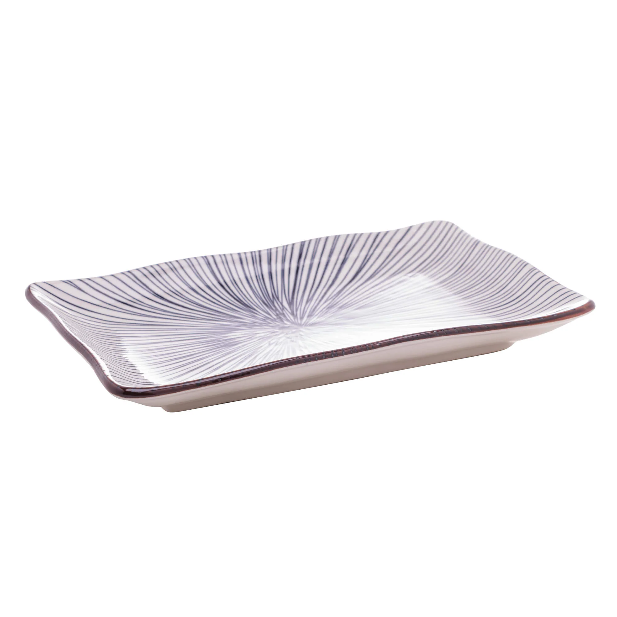 Jogo 2 Pratos para Sushi Retangulares de Porcelana Koji 19,5cm - Image 15