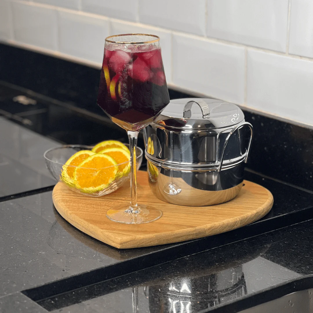Jogo 2 Taças para Vinho em Cristal de Chumbo com Borda Dourada 600ml - Image 5