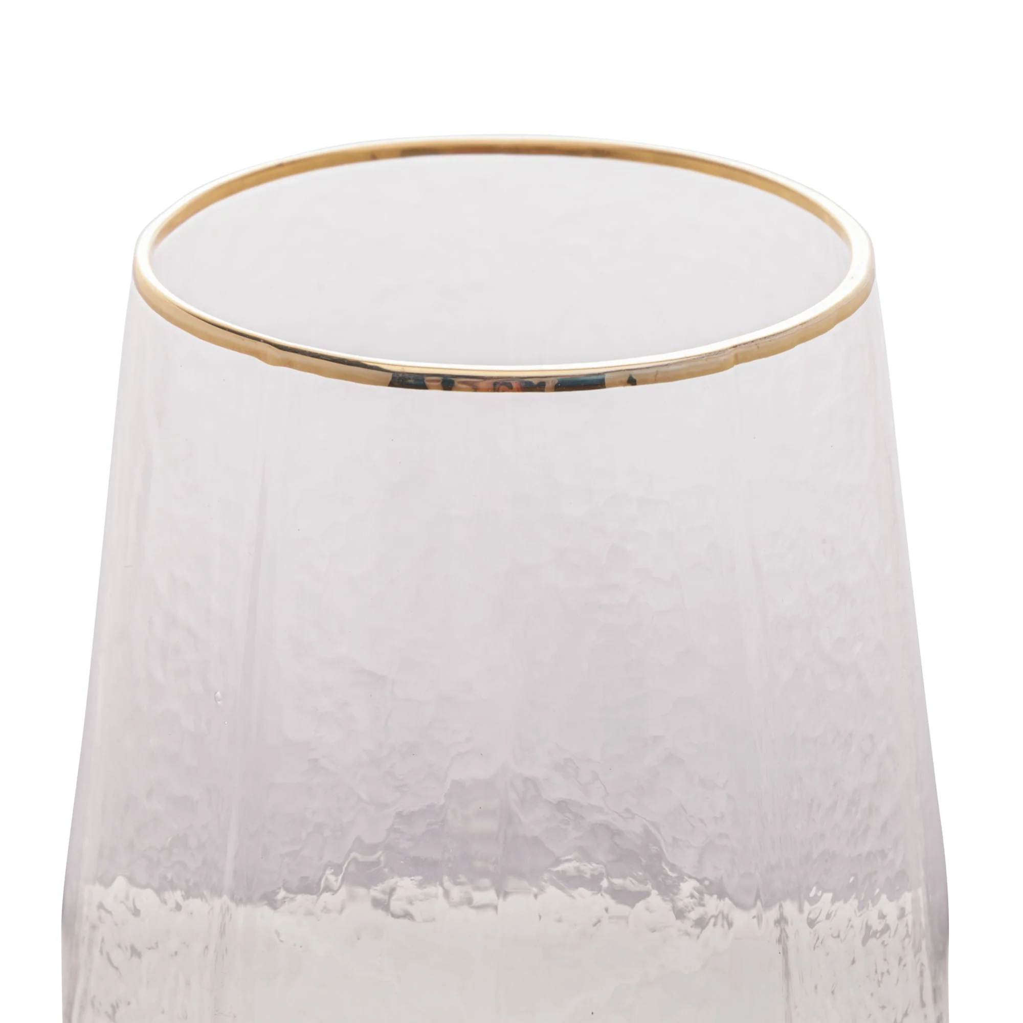 Jogo 2 Taças para Vinho em Cristal de Chumbo com Borda Dourada 600ml - Image 7