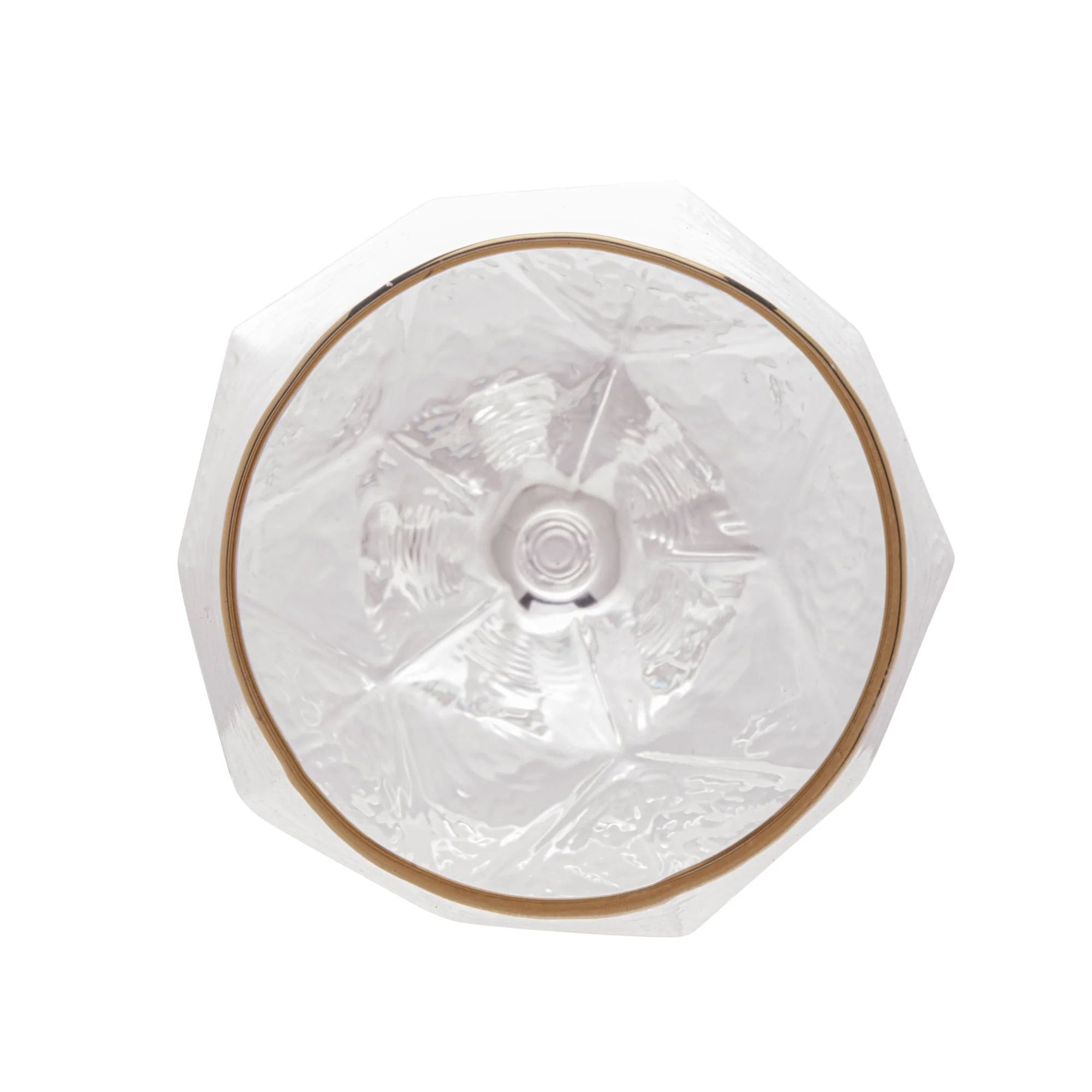 Jogo 2 Taças para Vinho em Cristal de Chumbo com Borda Dourada 600ml - Image 9