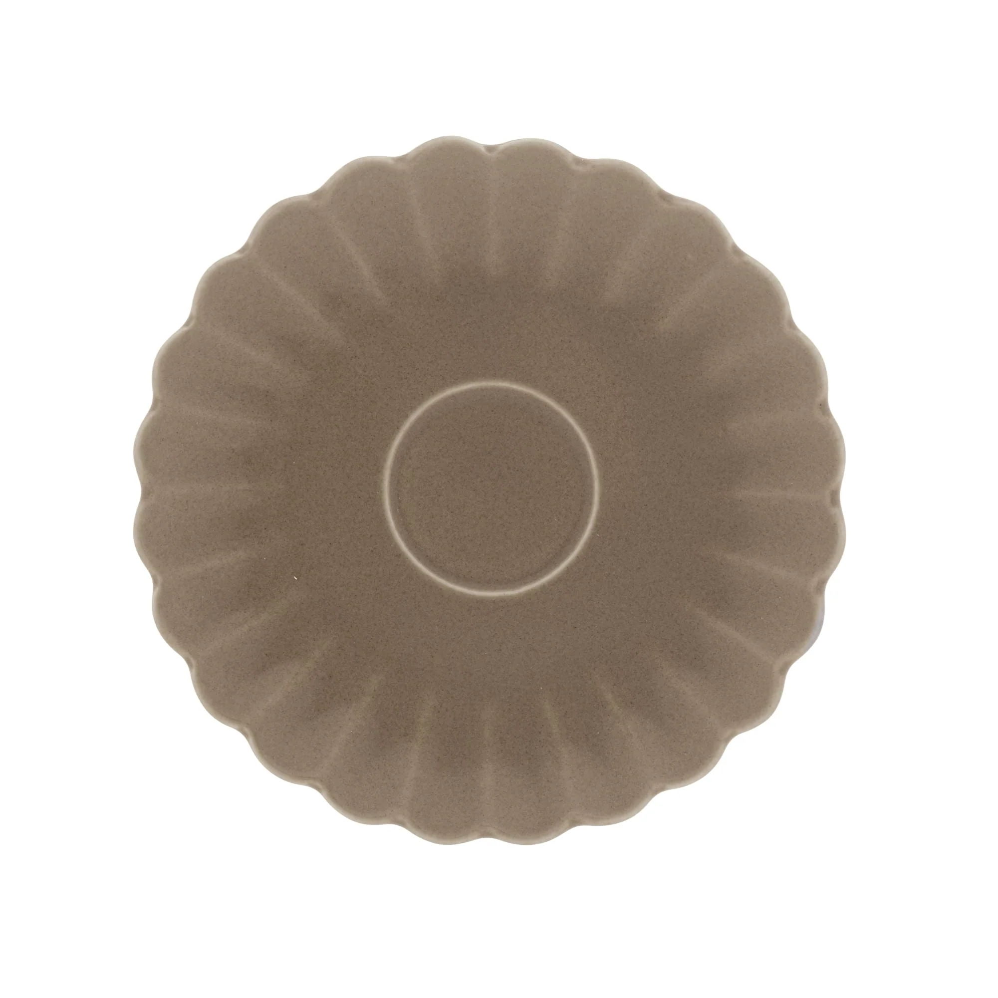 Jogo 2 Xícaras de Café com Pires de Porcelana Petala Areia Matt 90ml - Image 7