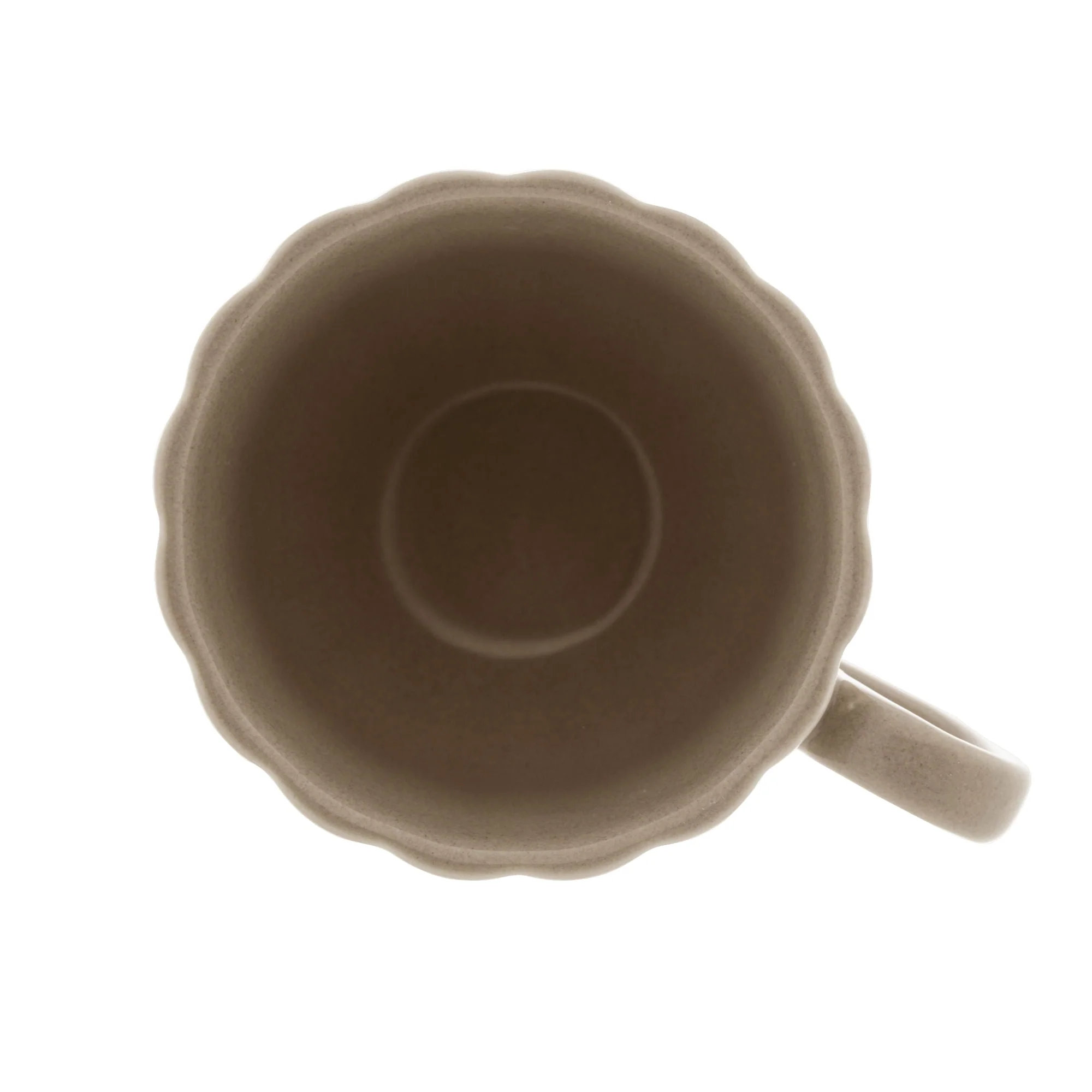 Jogo 2 Xícaras de Café com Pires de Porcelana Petala Areia Matt 90ml - Image 8