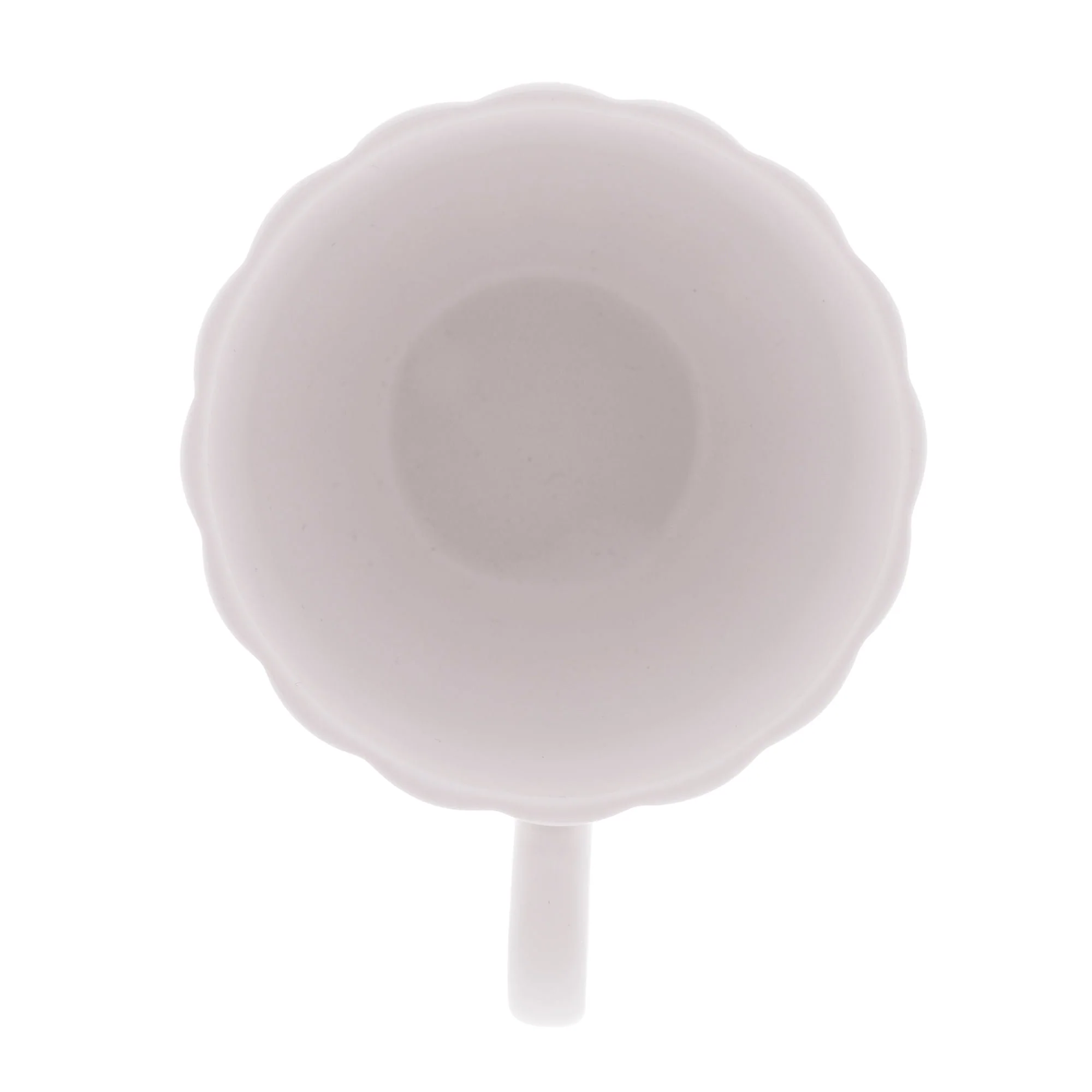 Jogo 2 Xicaras de Chá Porcelana com Pires Petala Branco 160ml - Image 4