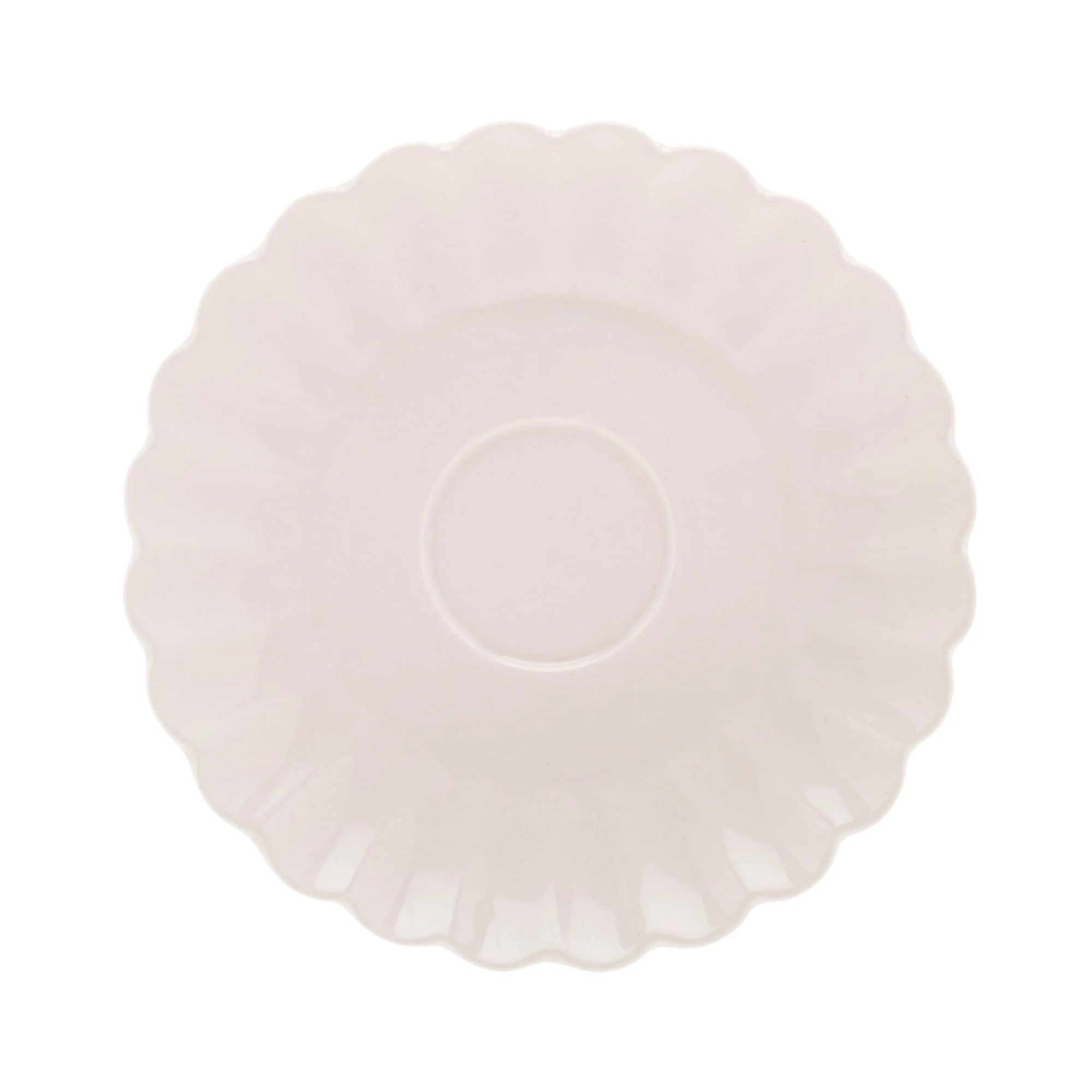 Jogo 2 Xicaras de Café Porcelana com Pires Petala Branco 90ml - Image 4