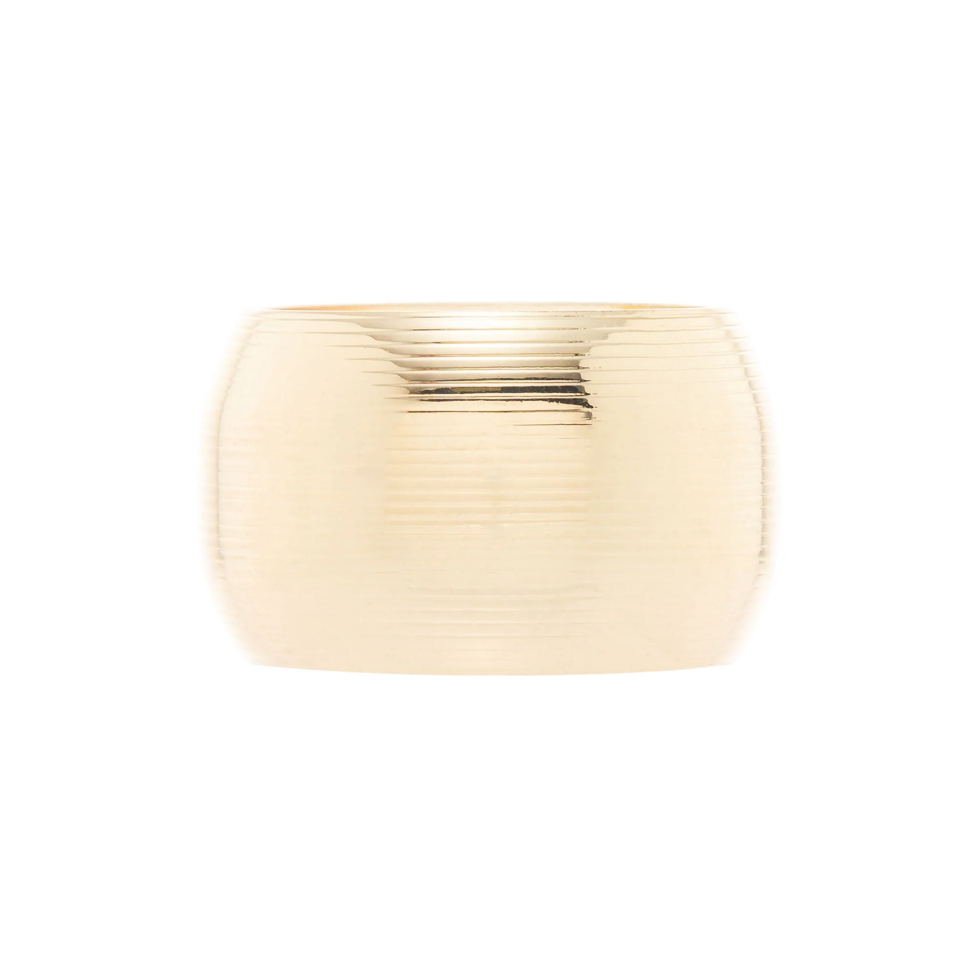 Jogo 4 Anéis para Guardanapo de Aço Circle Dourado 4,5cm - Image 8