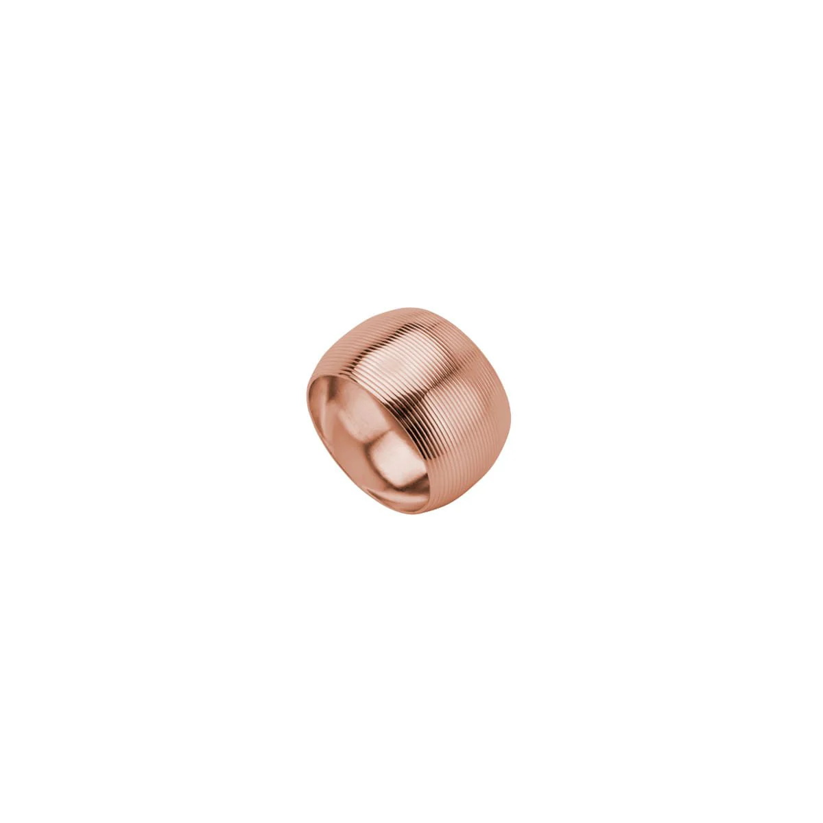 Jogo 4 Anéis Para Guardanapo de Aço Circle Rose Gold 4,5cm - Image 2