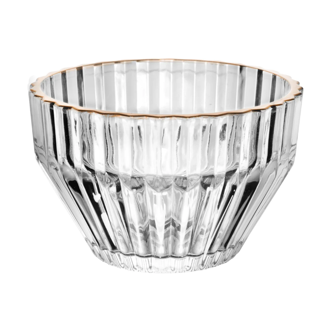 Jogo 4 Bowls de Cristal Imperatriz Fio de Ouro 11cm - Image 11