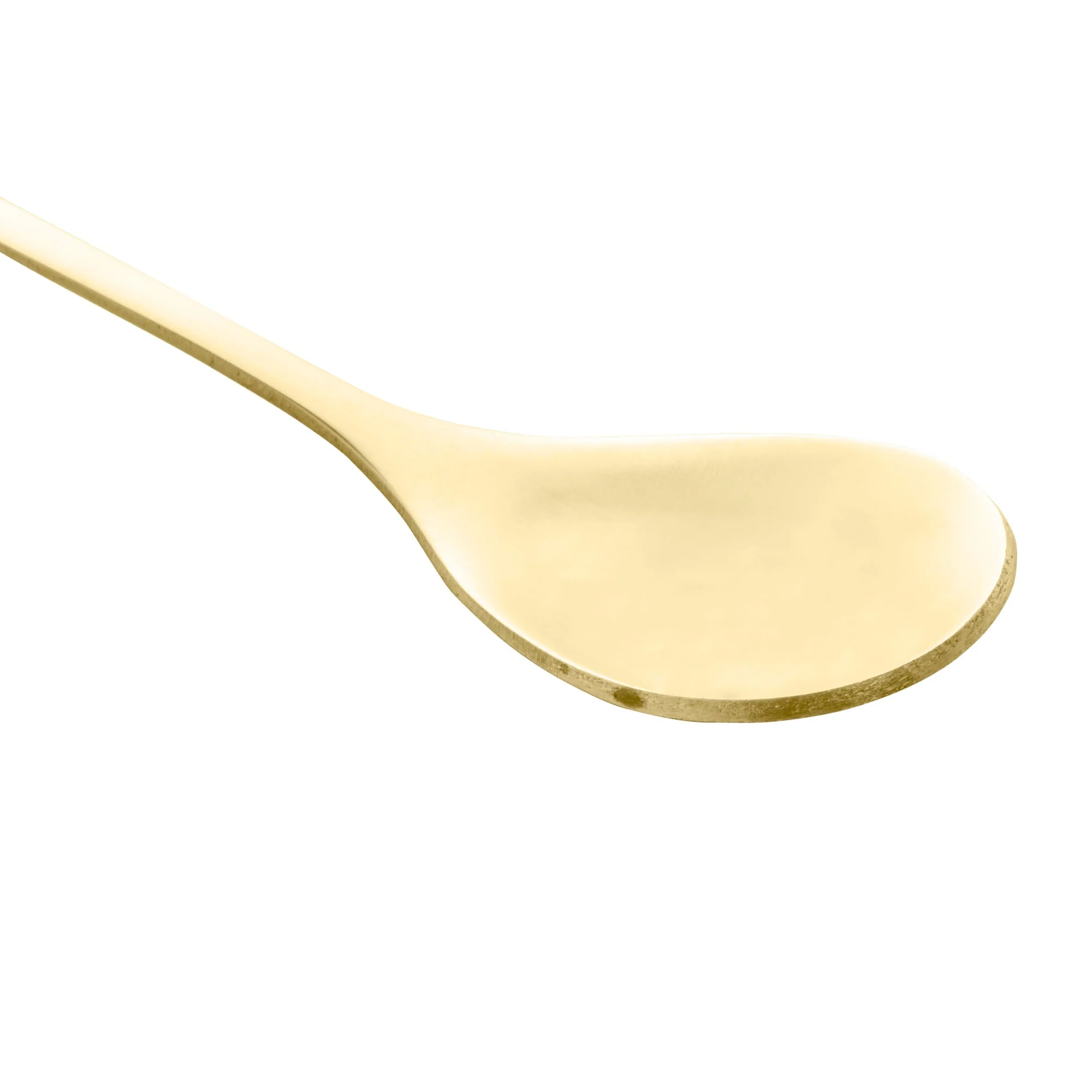 Jogo 4 Colheres Para Chá Aço Inox Leaves Dourado - Image 14