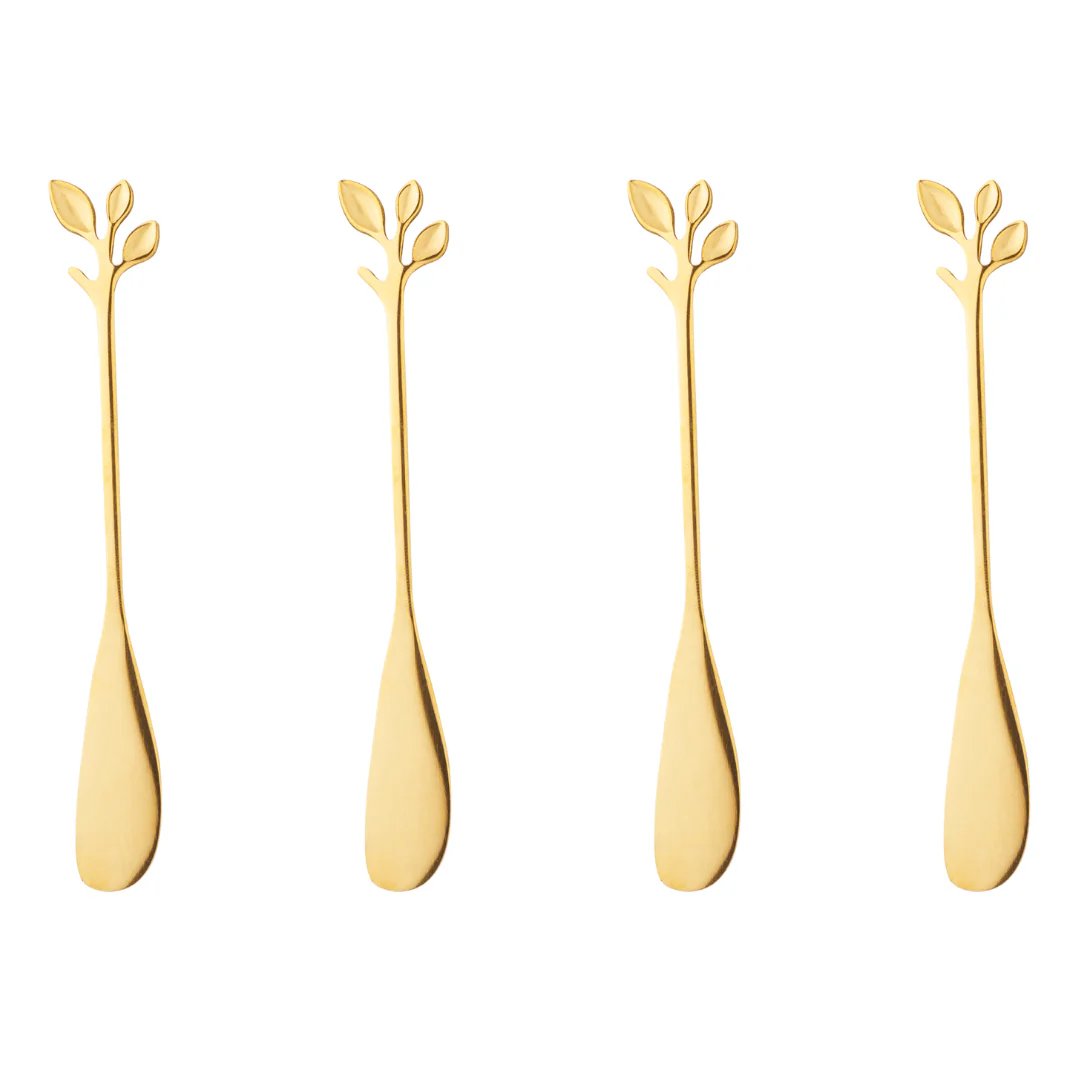 Jogo 4 Espátulas em Aço Inox Dourado - Image 4