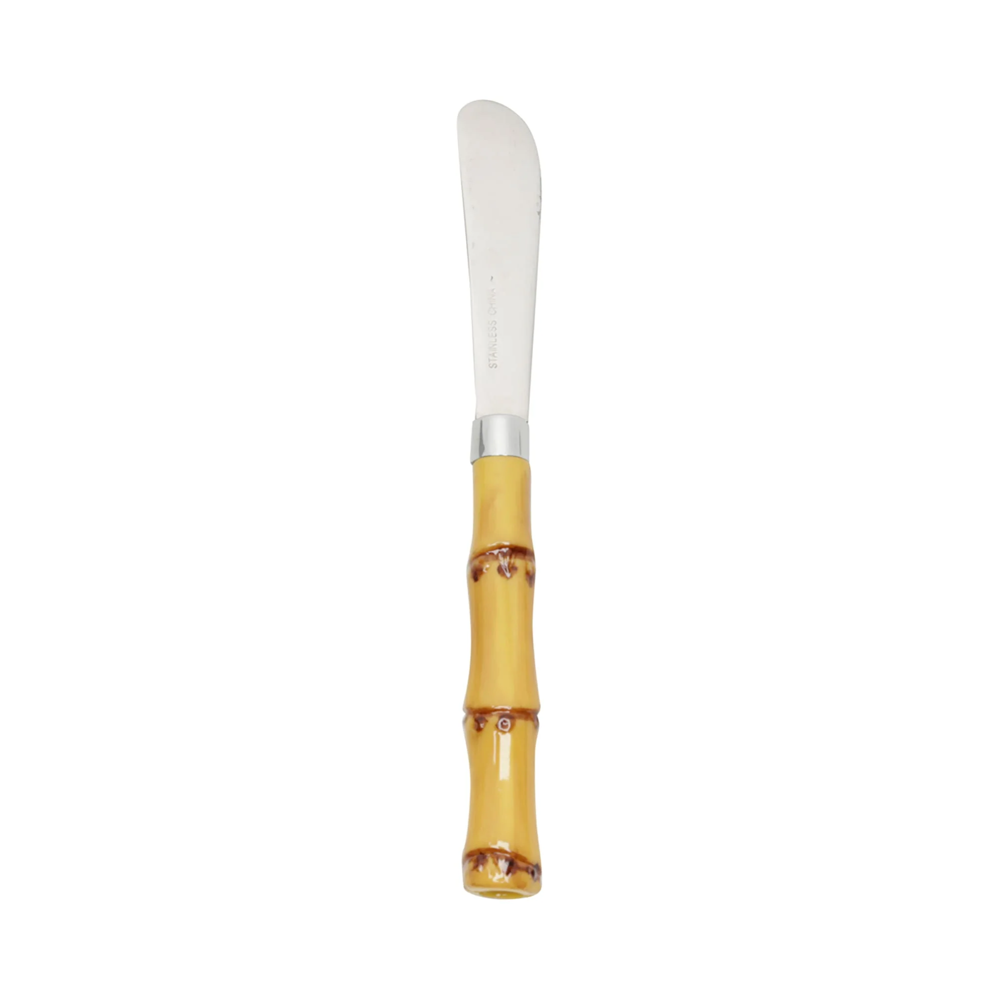 Jogo 4 Espátulas Luxo Bambu em Aço Inox com Cabo de Plástico 16cm - Image 3