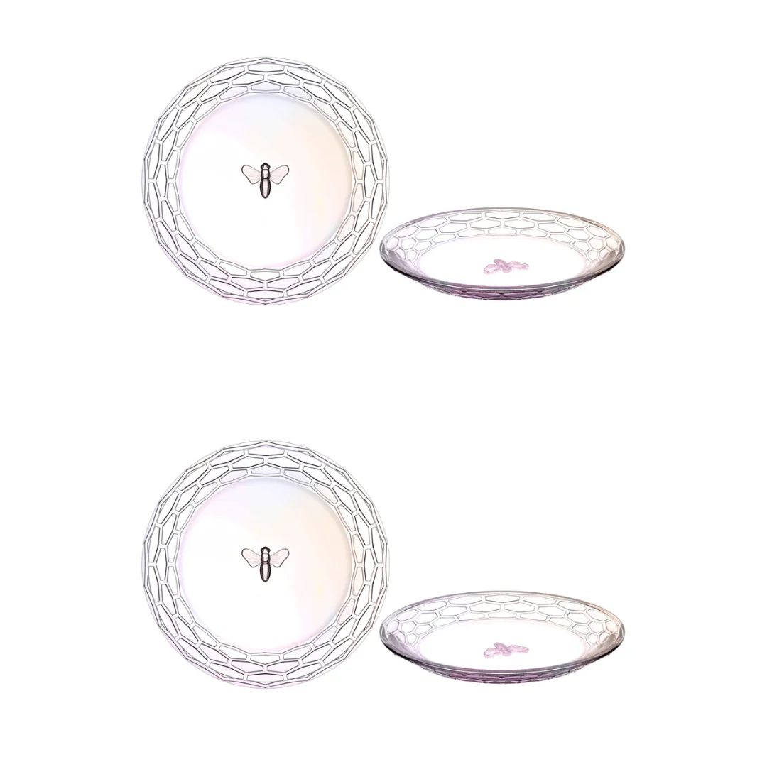 Jogo 4 Pratos de Sobremesa Rainbow Bee 20cm