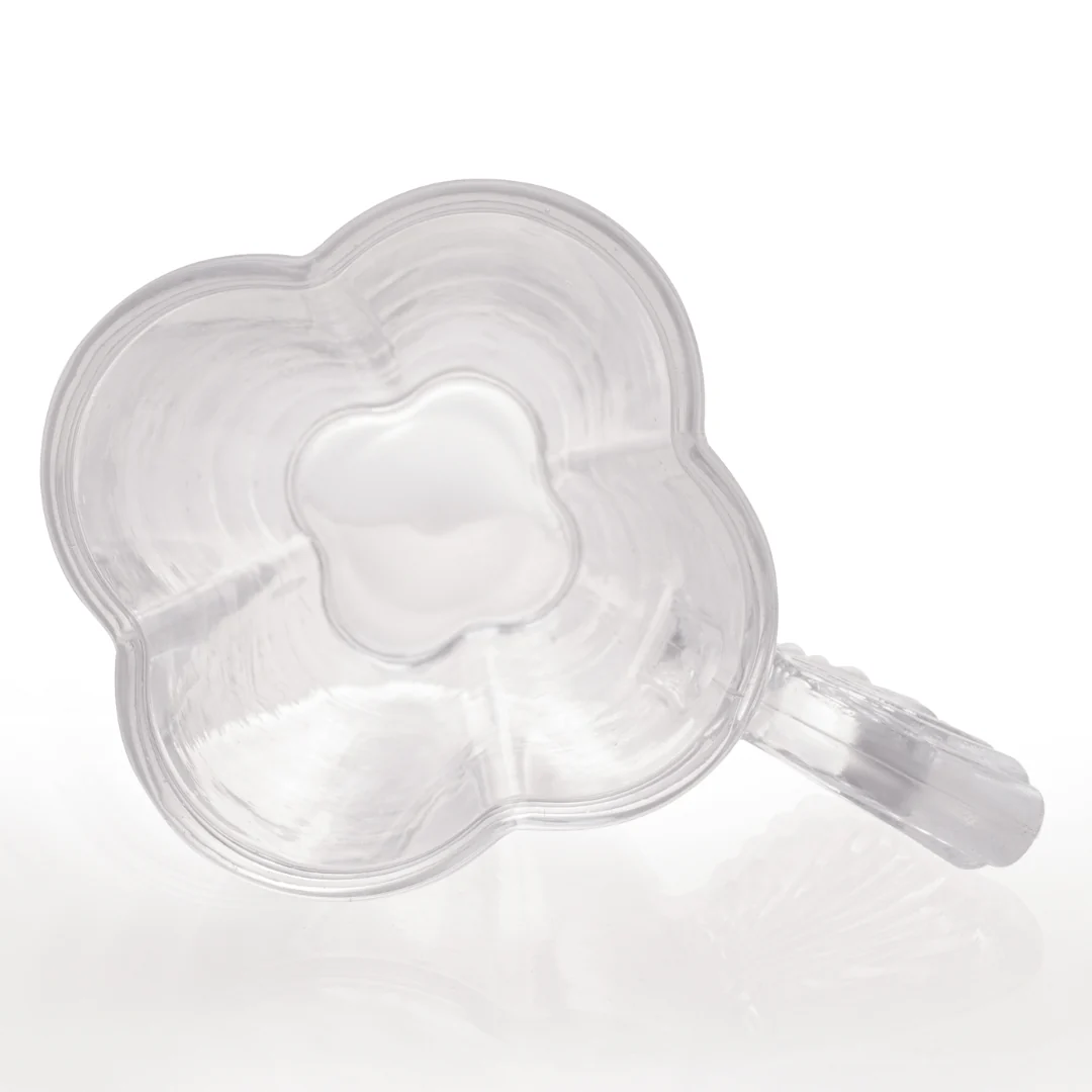 Jogo 4 Xícaras de Chá com Pires em Vidro Butterfly 180ml - Image 14