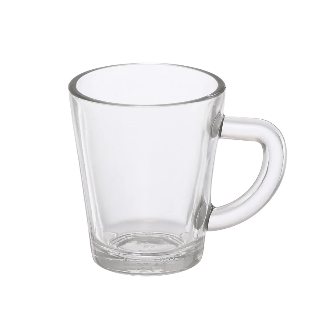 Jogo 6 Canecas de Café Lisa de Vidro 70ml - Image 4