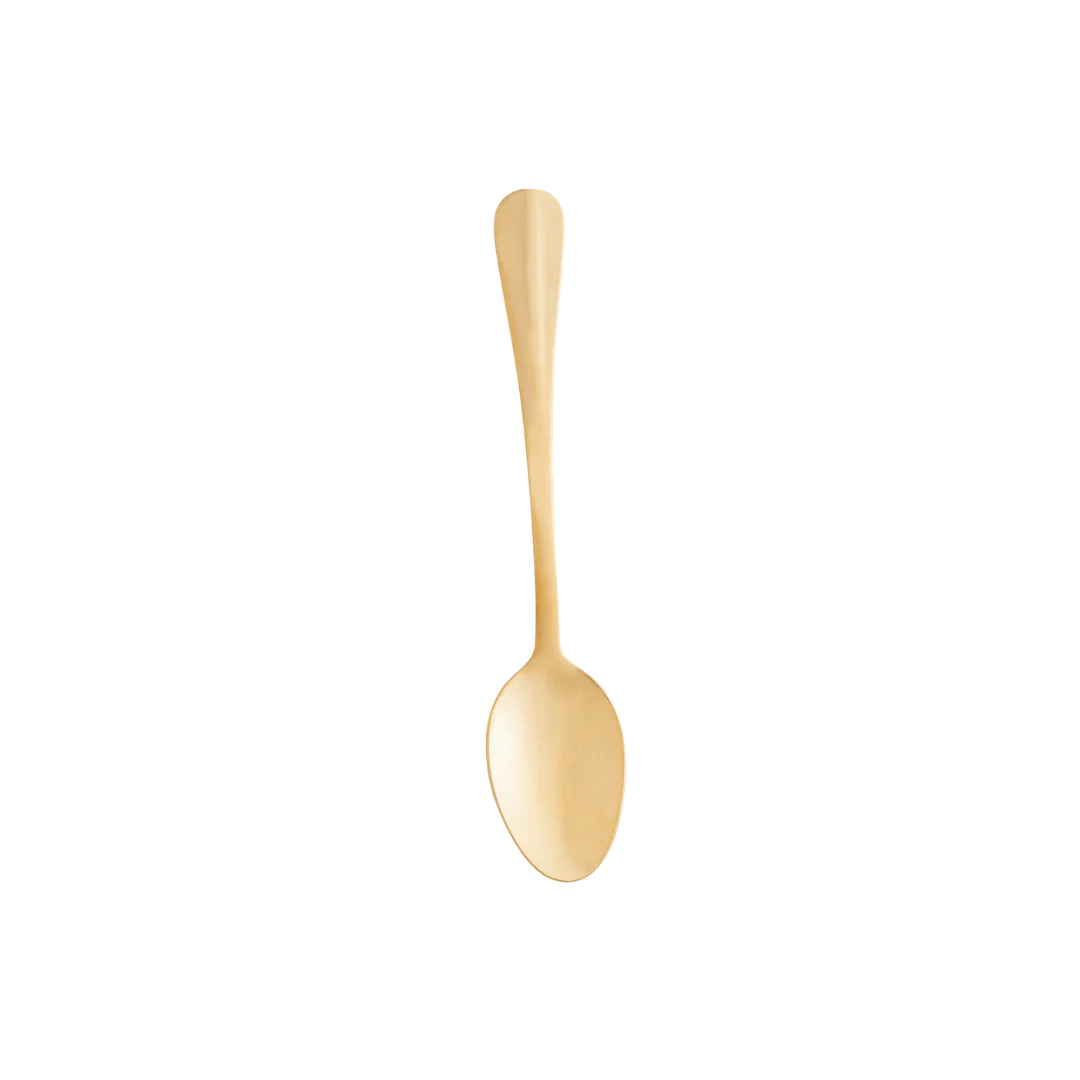 Jogo 6 Colheres de Chá Positano Dourado 13cm - Image 7