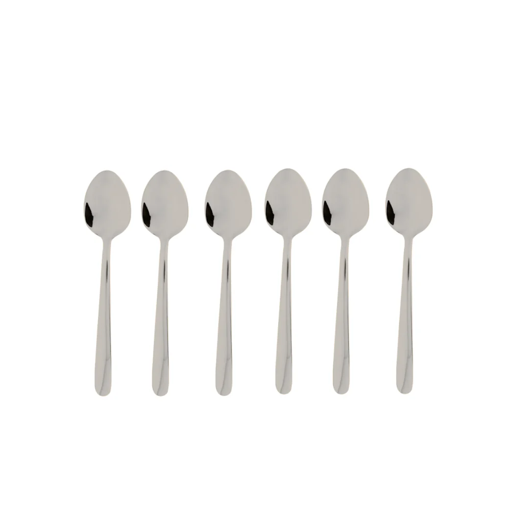 Jogo 6 Colheres para Café Viena Aço Inox 11cm - Image 3